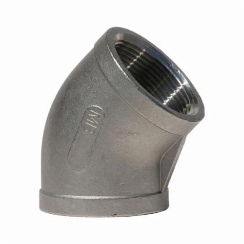 Merit Brass K402-48 45° Elbow 3″ FNPT 150 lb SS 100°F Banded