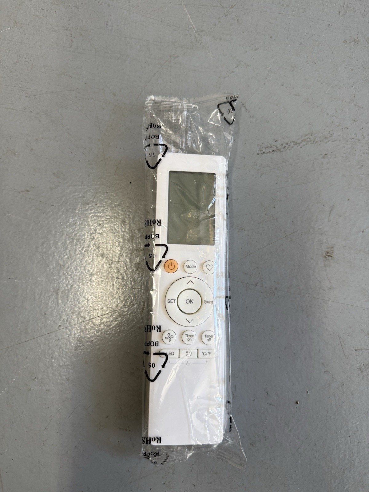 Carrier Remote Control 17317000A59667 for HVAC Systems Battery Powered Plastic