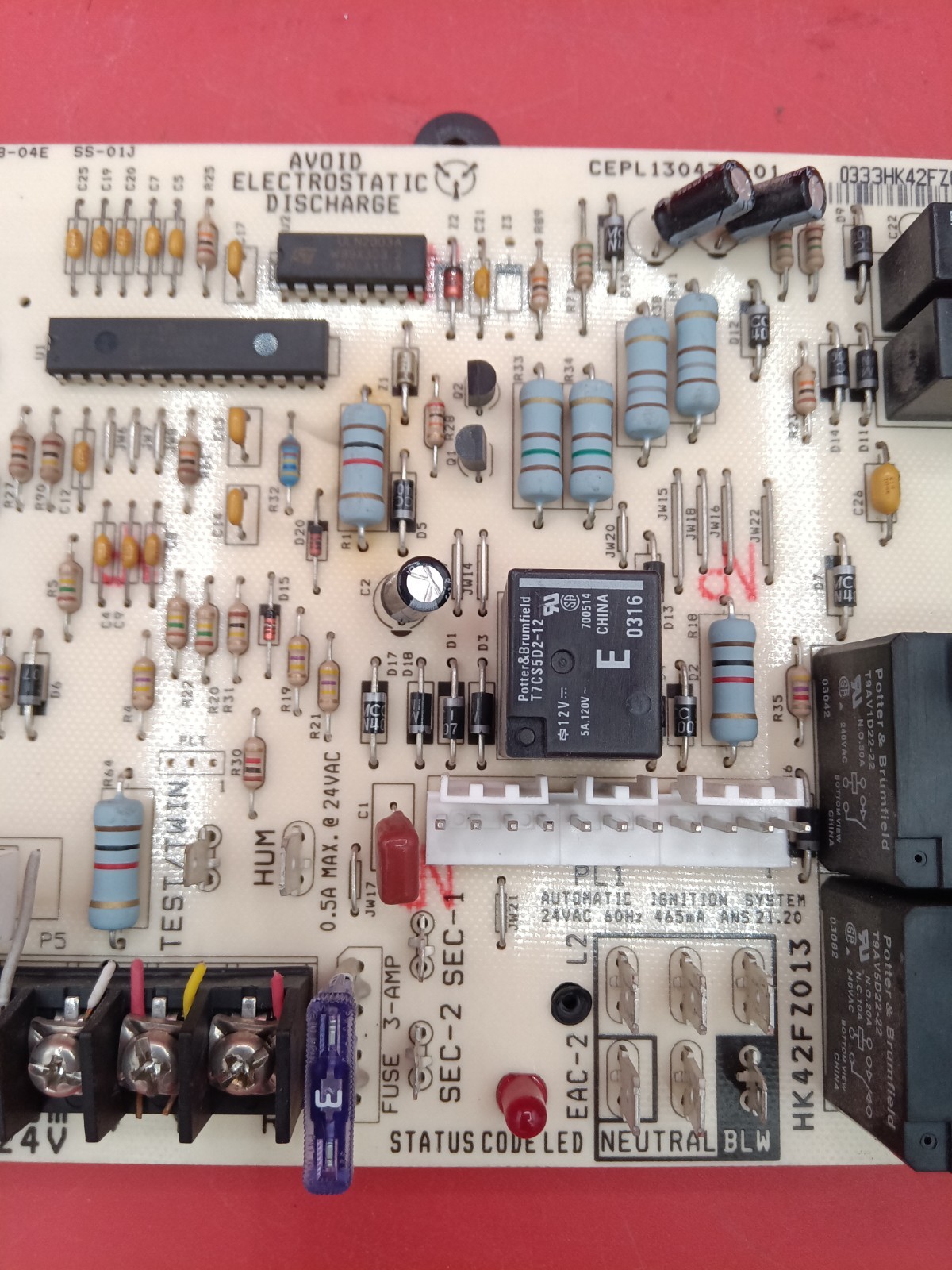 Carrier Bryant Payne CEPL130438-01 Control Circuit Board HK42FZ013