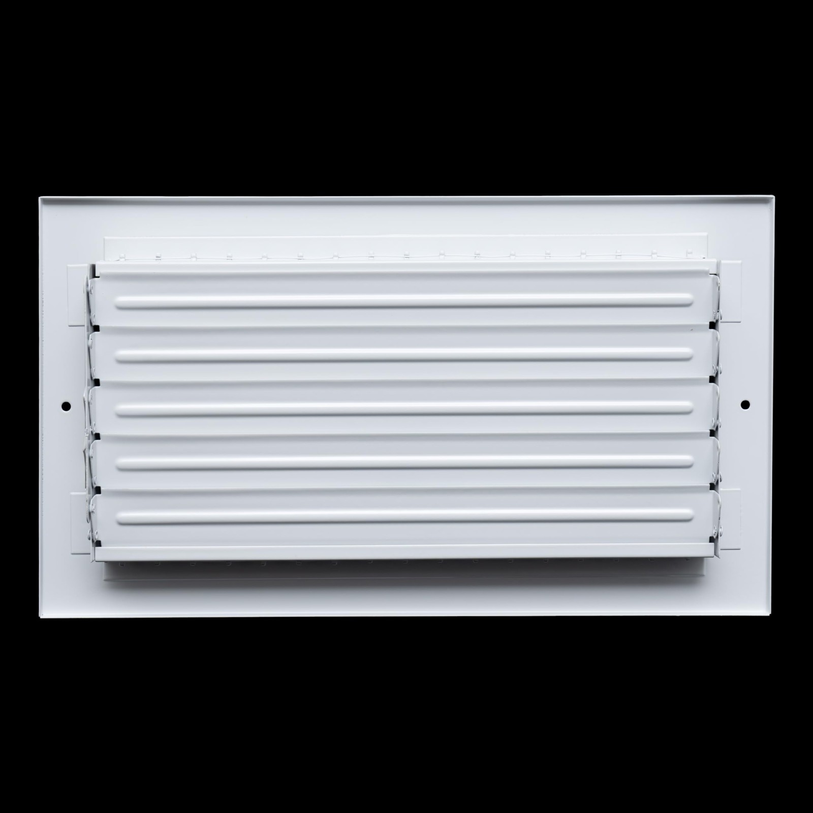 Handua Steel Adjustable Air Supply Grille 12×6 Duct Opening White Ceiling Wall R