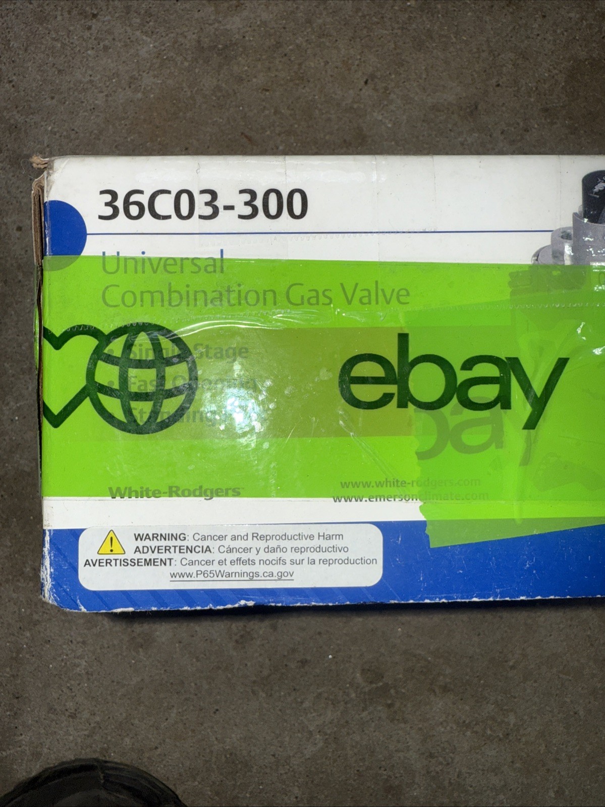 White-Rodgers 36C03-300 1/2in x 3/4in Versatile Combination Gas Valve
