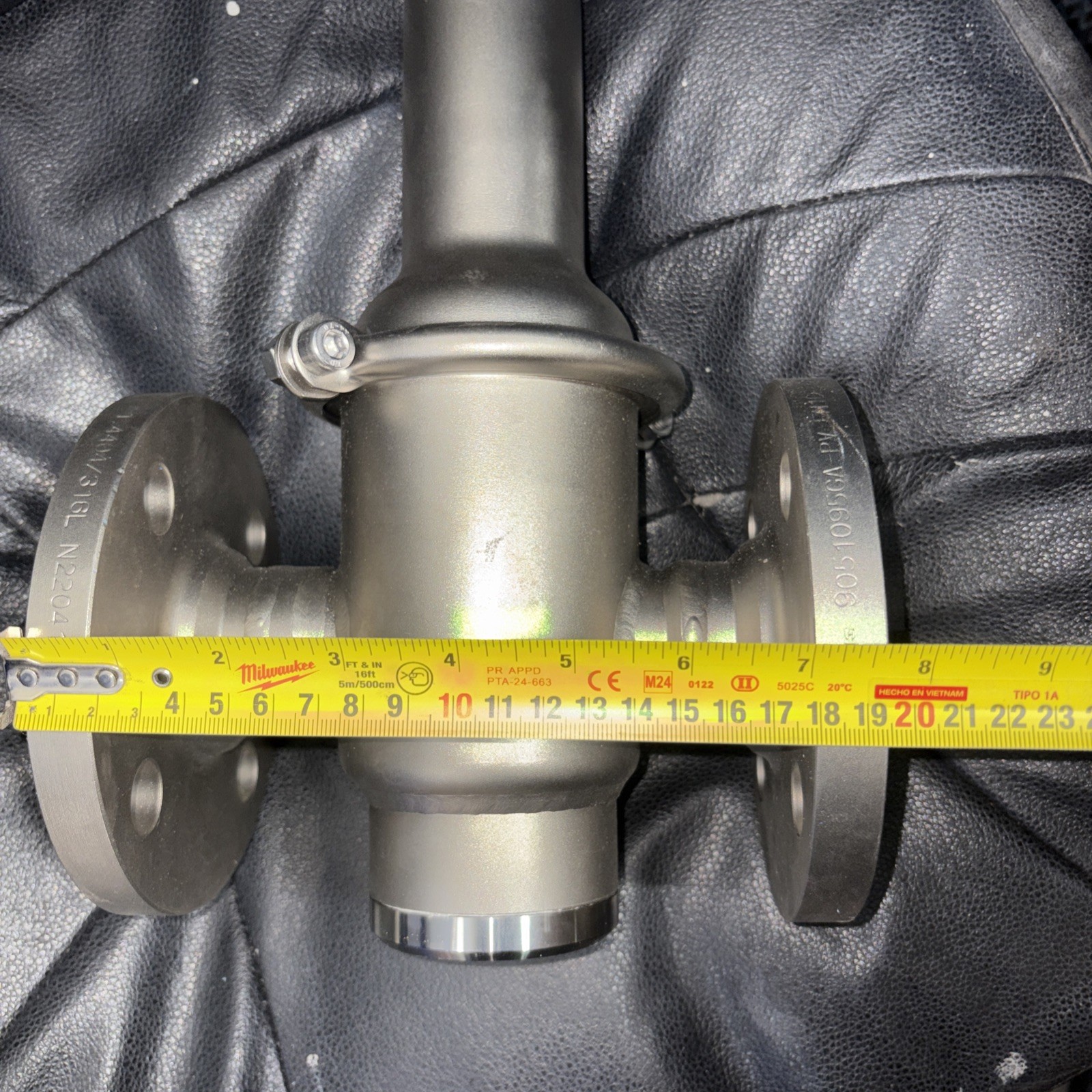 Krones 6564034A Pressure Reducing Valve DN40 PN40 Stainless Steel New 2025