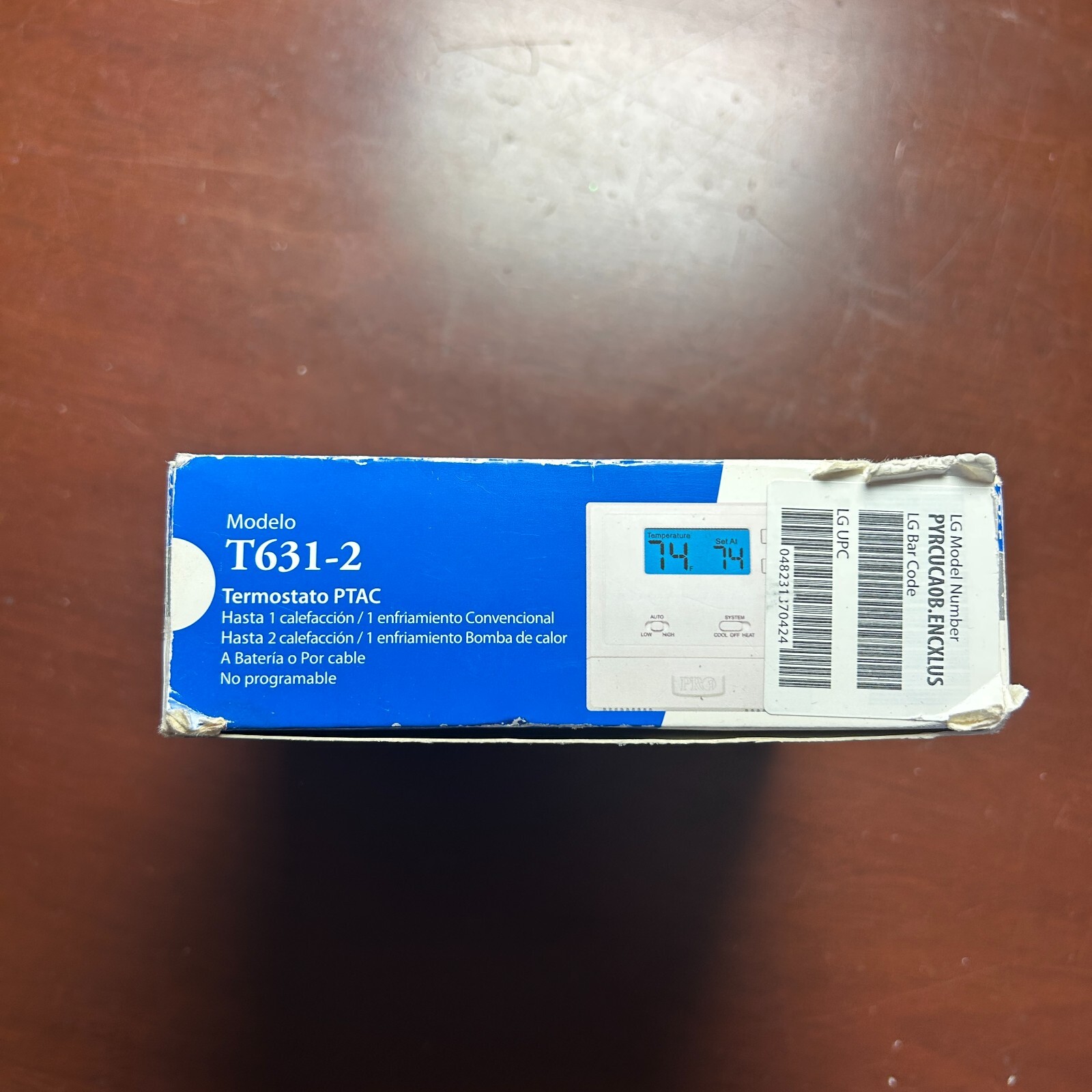Pro1 IAQ T631-2 Thermostat Non-Programmable 1 H 1 C Conventional 2 H 1 C Pump