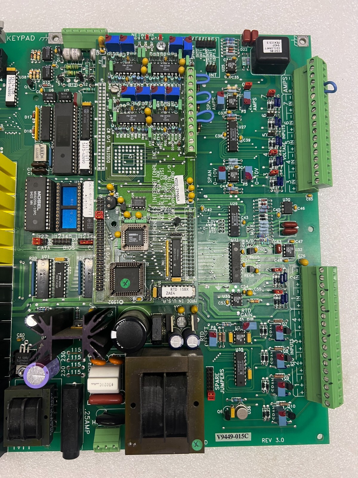 Vilter V9449-015C Cooler Controller Chiller Controls Main Control Board Used
