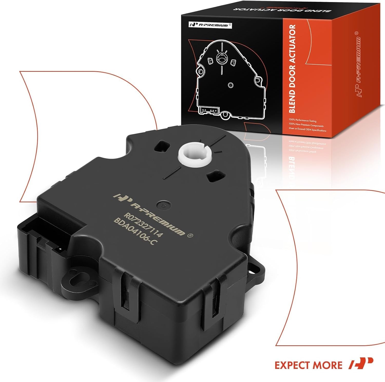 A-Premium HVAC Blend Door Actuator Compatible with Buick, Chevy, Cadillac, GMC,