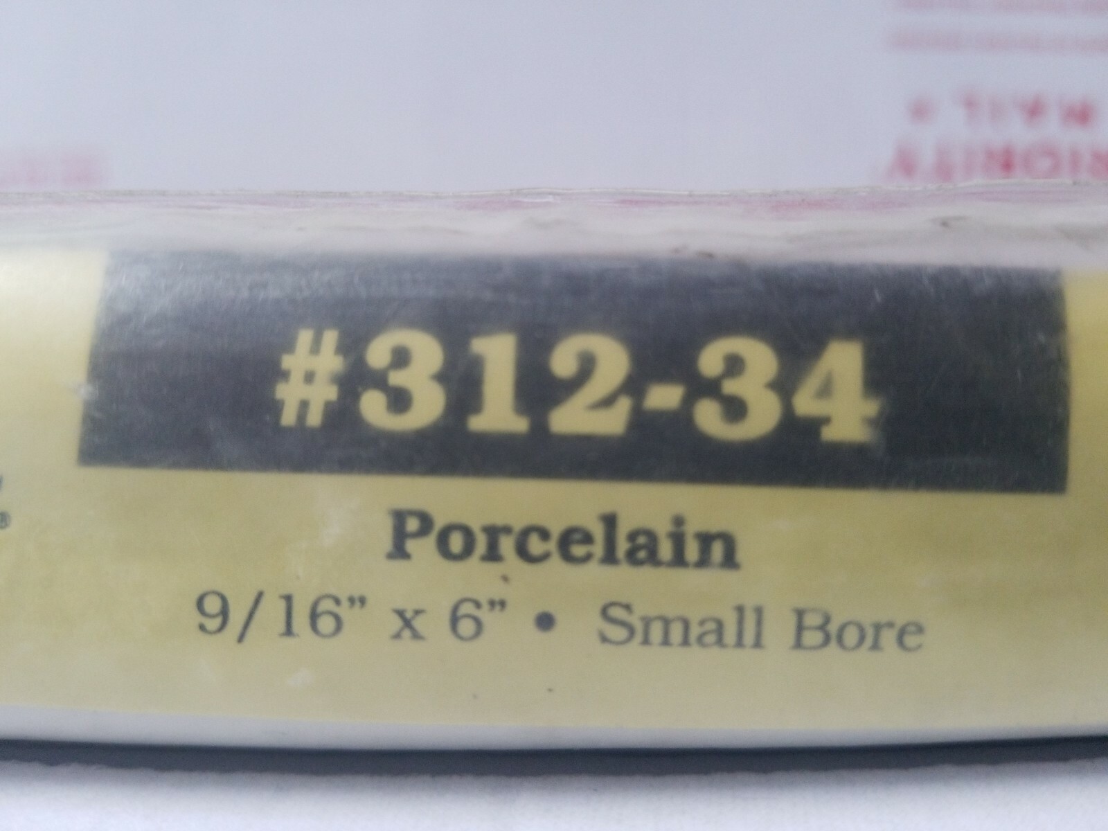 SID HARVEY’S 9/16″ X 6″ PORCELAIN, SMALL BORE (PART #312-34)