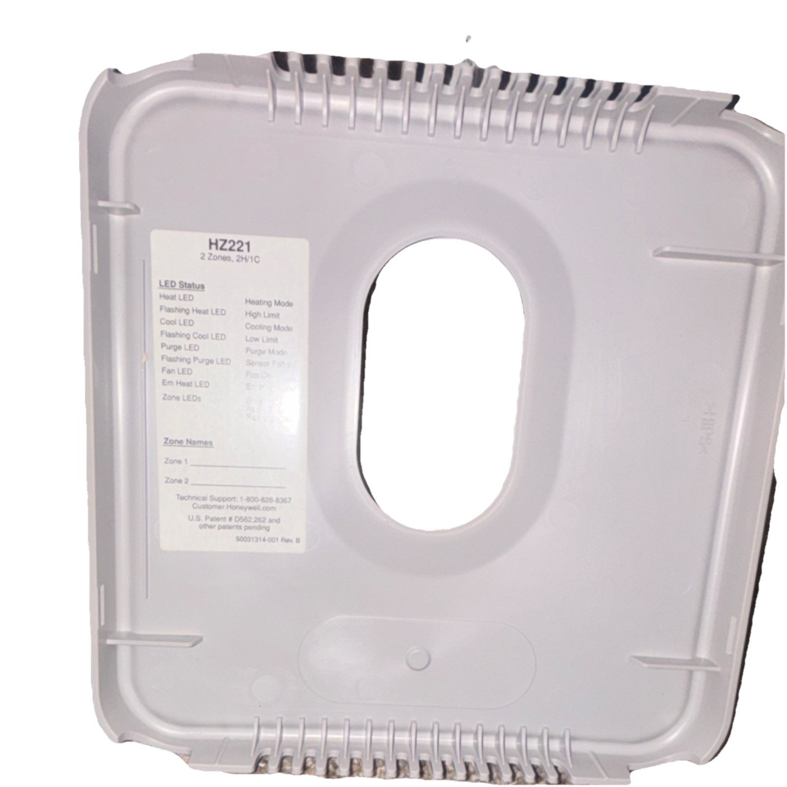 Honeywell HZ221 Zone Control Panel HVAC Control Board Plastic