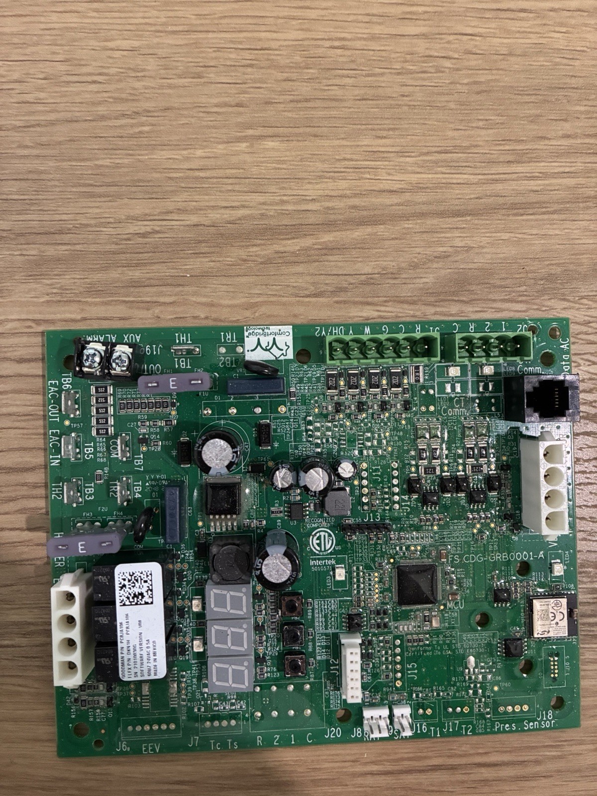 Goodman PCBJA105 Air Handler Control Board DKNIH-PCBJA106 Version V09 AB1 Tested