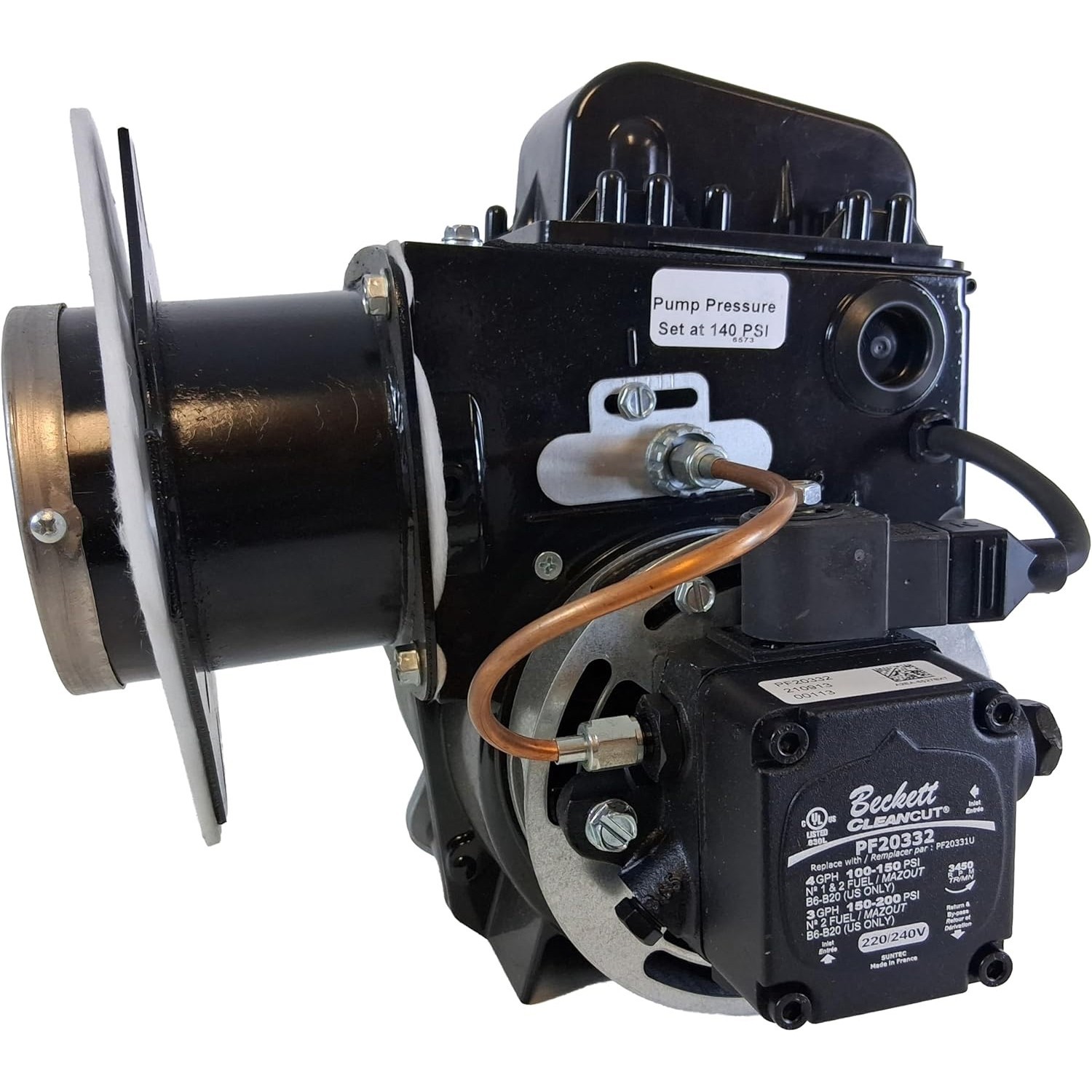 OEM Beckett PRO301 AFG Oil Burner Assembly 240VAC Pressure Pro Heating Systems
