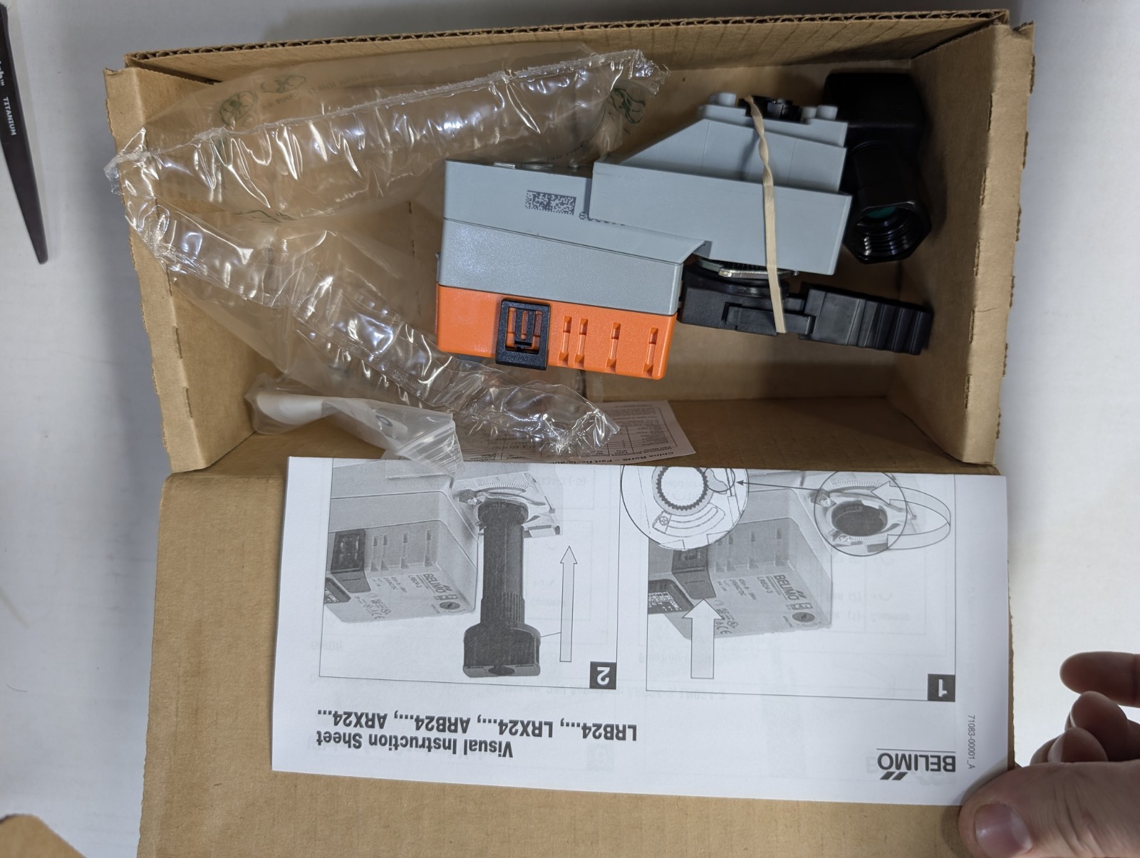 Belimo LMB24-SR-T Modulating Non-Spring Return Damper Actuator