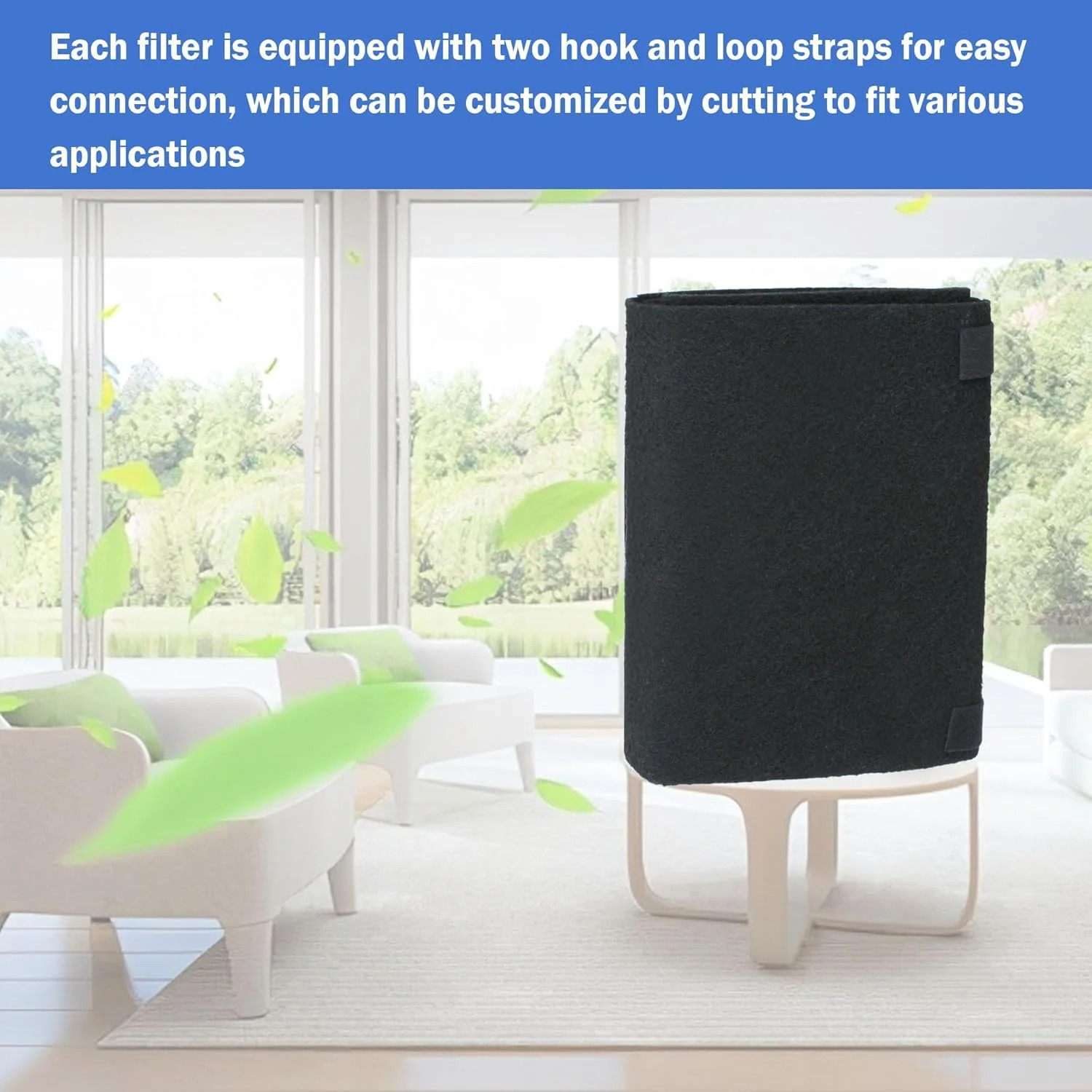 Cut to Fit Carbon Air Filter,Replacement Charcoal Filters,Carbon Pad Pre Filter,