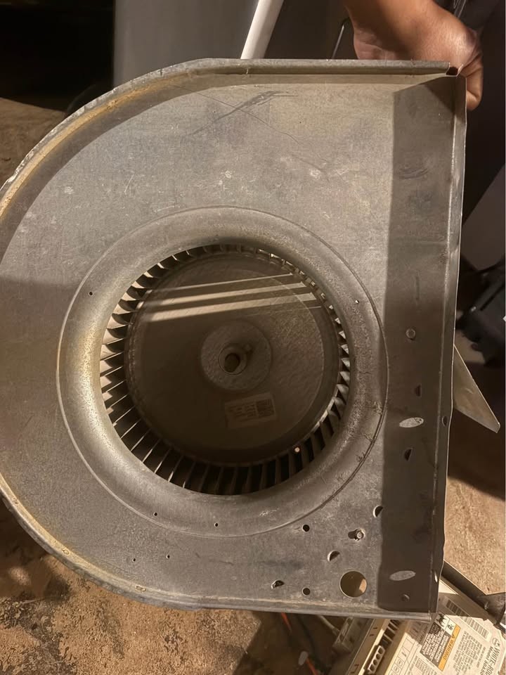 Trane furnace blower motor and fan