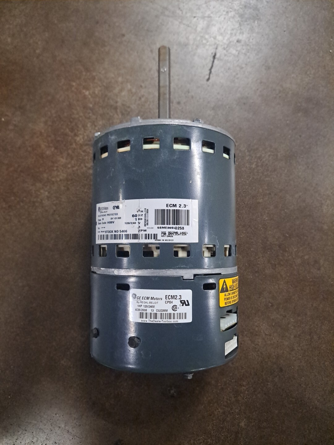 GE ECM 2.3 / 5SME39SL0253 1hp Blower Motor 120/240 W ECM MODULE CP04 / 18M8101 ♧