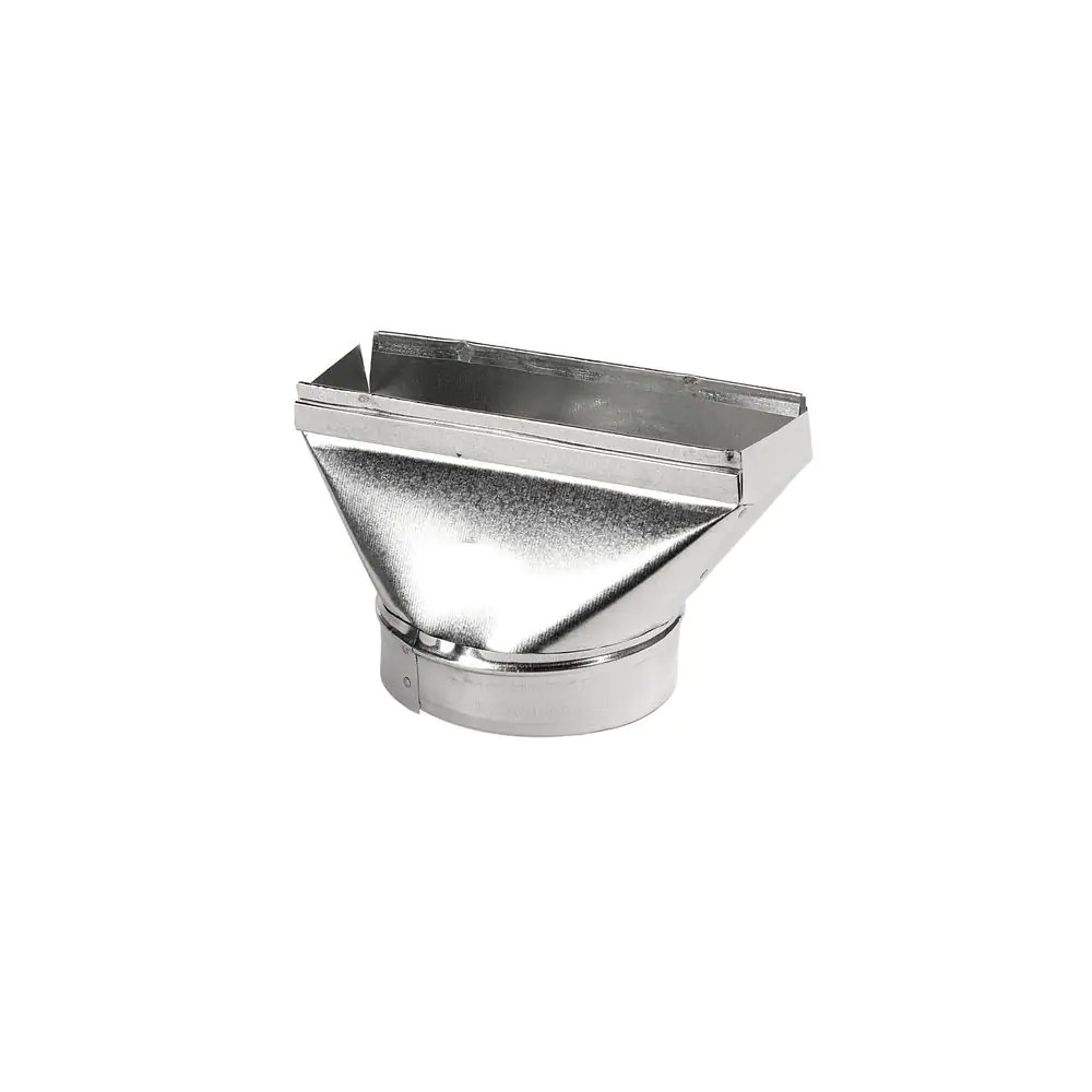 Stack Boot Rectangular Duct Galvanized Steel Durable 10 In. X 3-1/4 In. to 5 In.