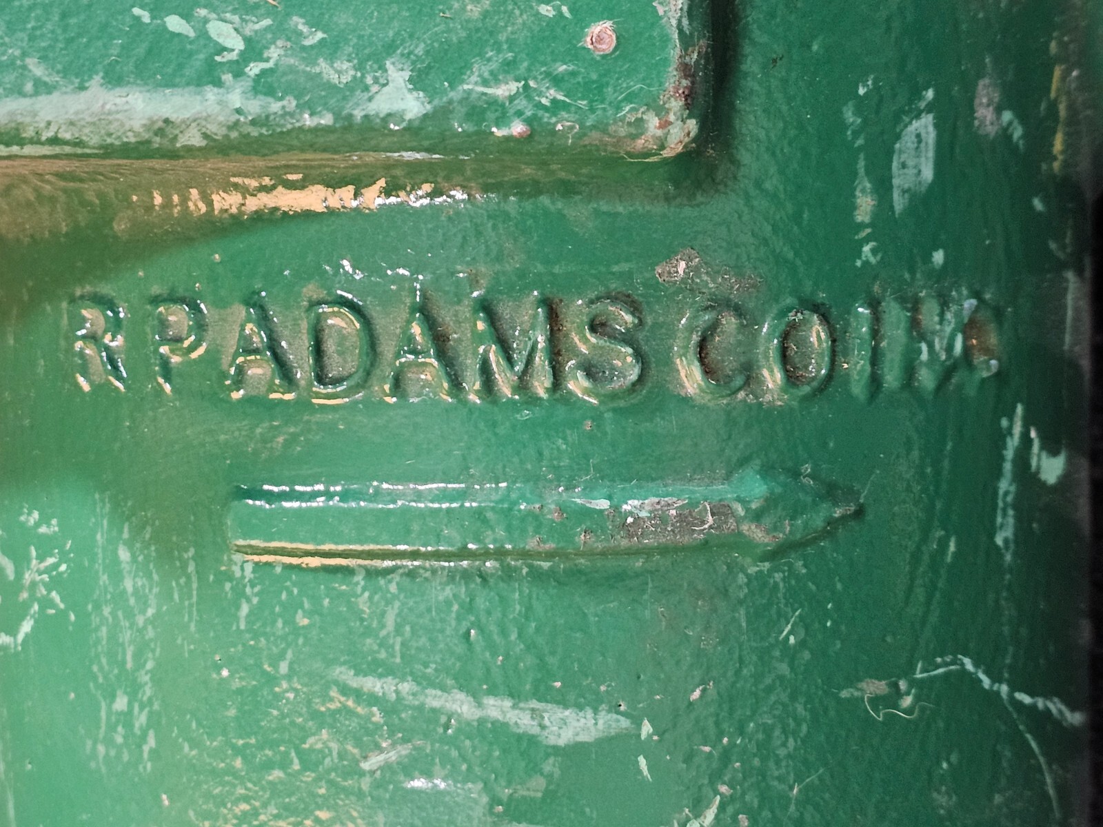 R.P Adams Co Inc. Gas Pipe Line Filter 10718 50200 SA-395, Green Painted finish