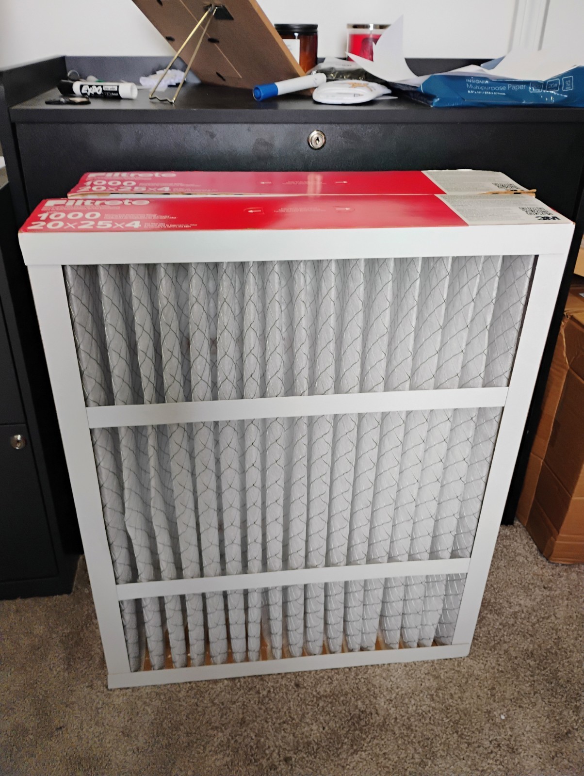 Filtrete 20x25x4 Air Filter MERV 11, MPR 1000 Micro Allergen Defense 2-Pack, …