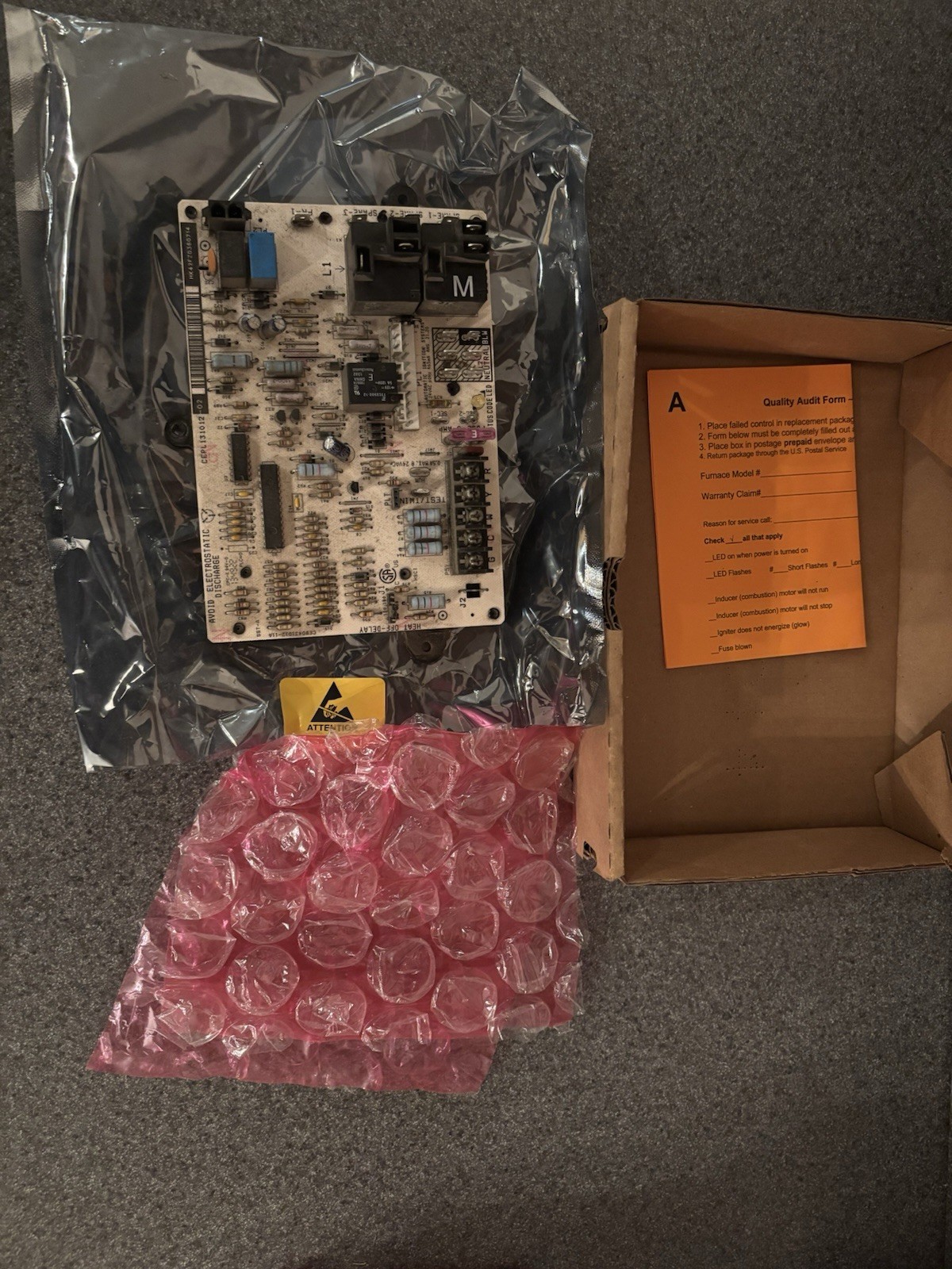 Carrier Bryant HK42FZ036 Furnace Control Circuit Board CEPL131012-02