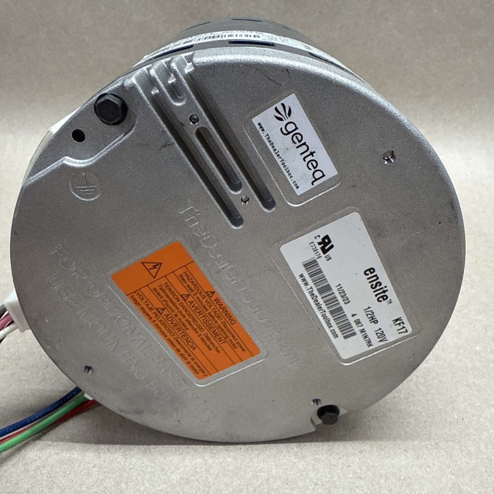 Genteq Ensite KF17 5SBA39FLP7063 Blower Motor 624531-03 120V CCWLE **2023**