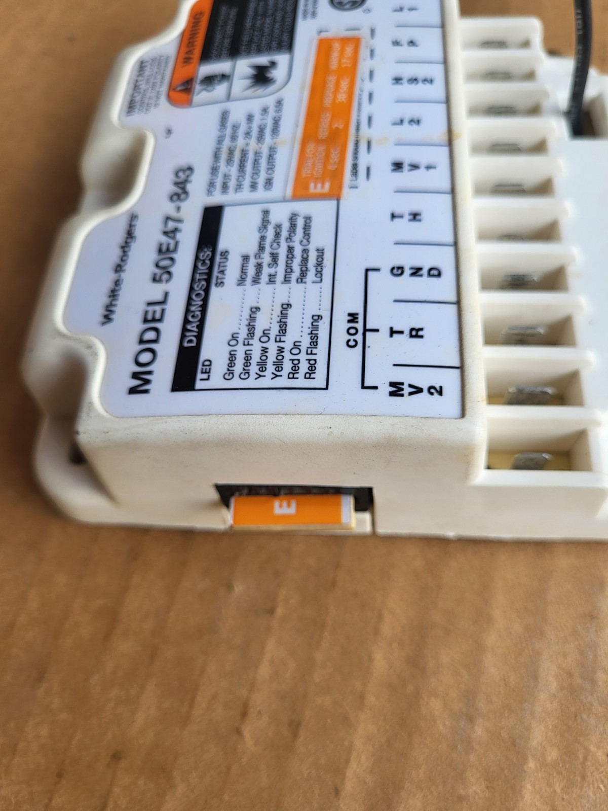 USED OEM White-Rodgers 50E47-843 REV E, TEST/FLUKE FREE SHIPPING