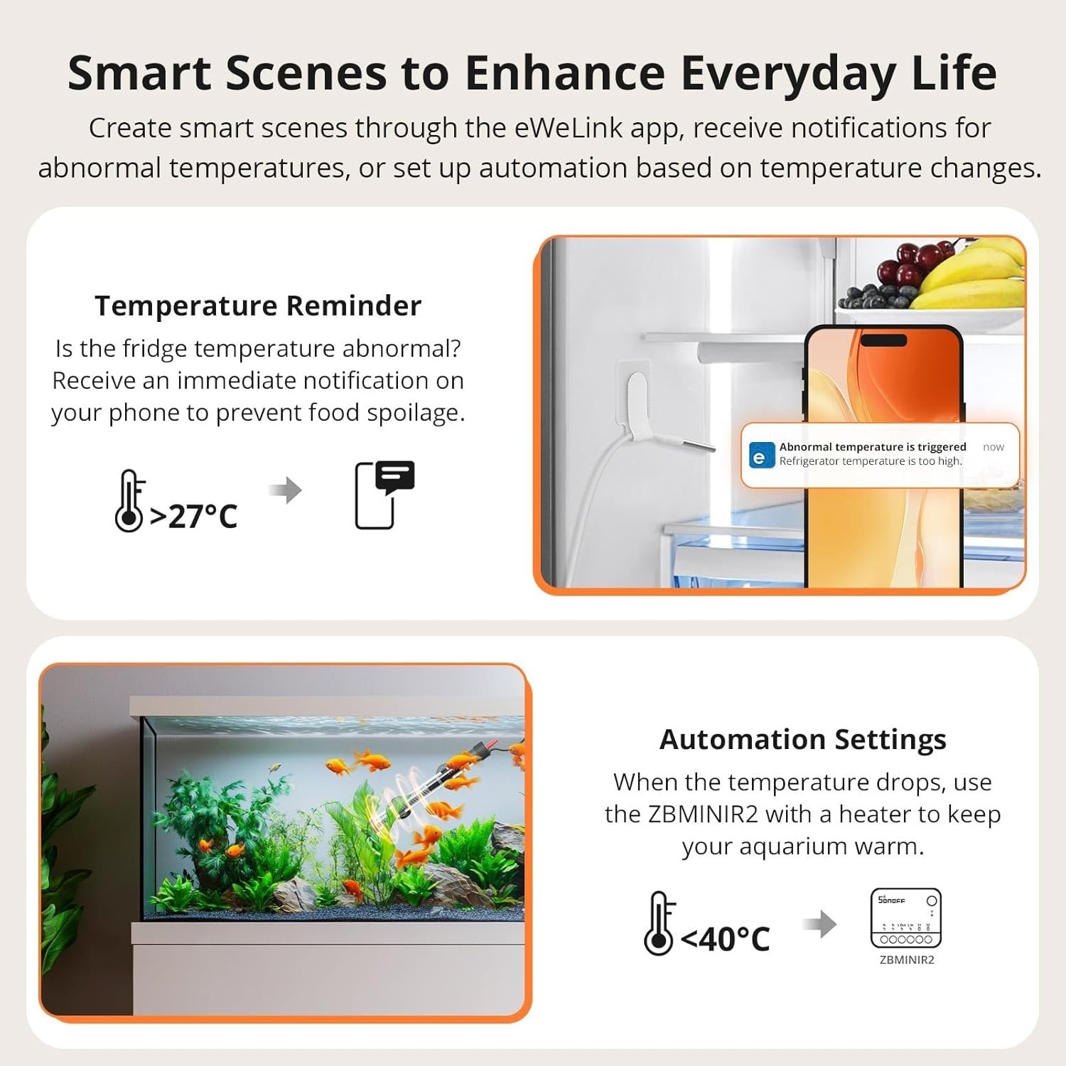 Zigbee Waterproof Temperature Sensor – Real-Time LCD Display, -40~115°C