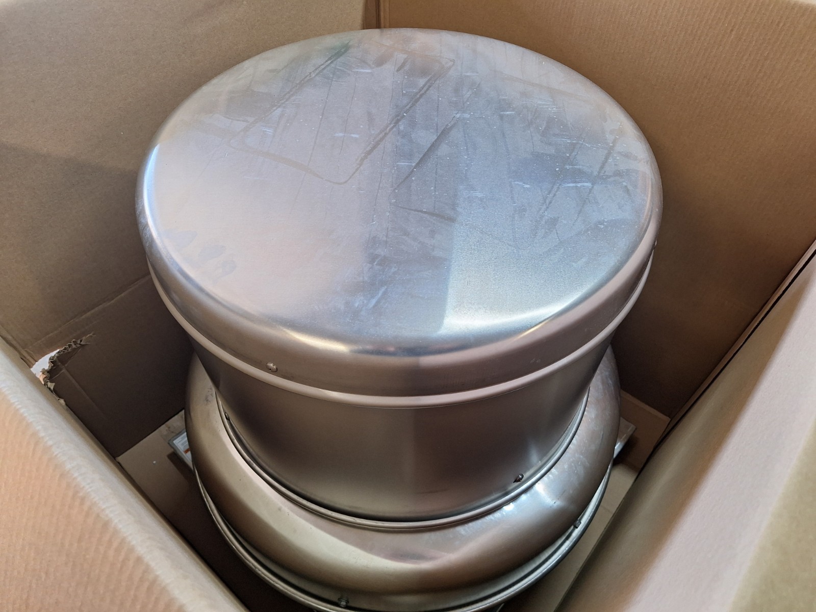 Dayton 3HFL7 Downblast Vent, Belt Drive, 16-3/4 In, 3,249 cfm, with drive pack