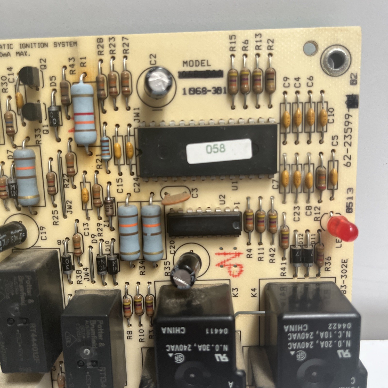 RHEEM RUDD FURNACE CONTROL CIRCUIT BOARD 62-23599-02 Utec 1068-301 OEM
