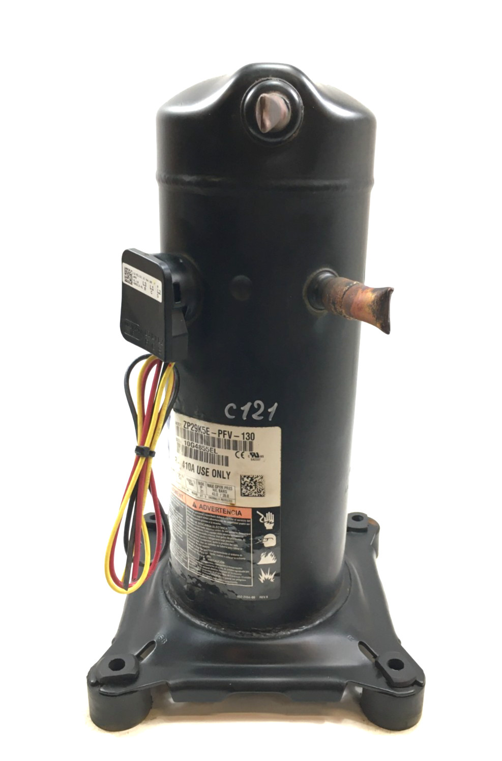 Copeland 2.5 Ton Scroll Compressor ZP29K5E-PFV-130 R410A 208/230V 1 PH used C121