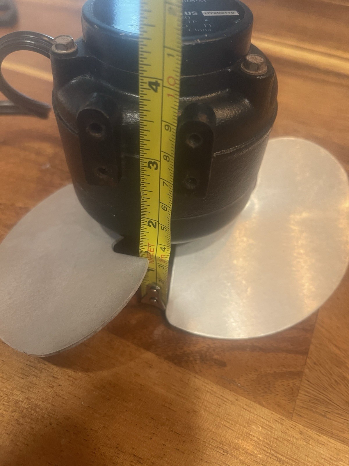 Used Johnstone S55-411 9Watt Cast Iron Unit Bearing Motor 115 Volts CW 1550 RPM