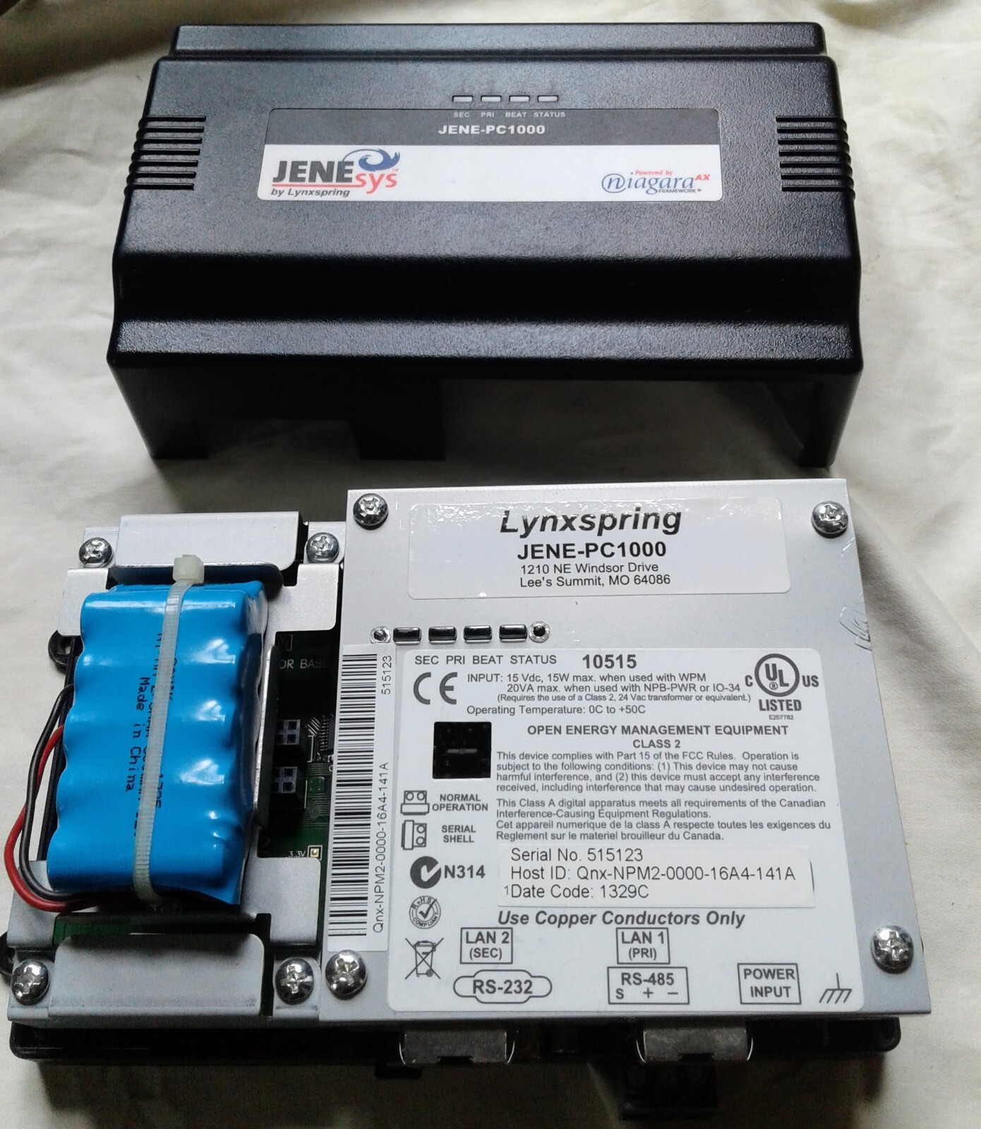 Jenesys JENE-PC-1000 Jace used Tested guaranteed working good Battery Sn 515127