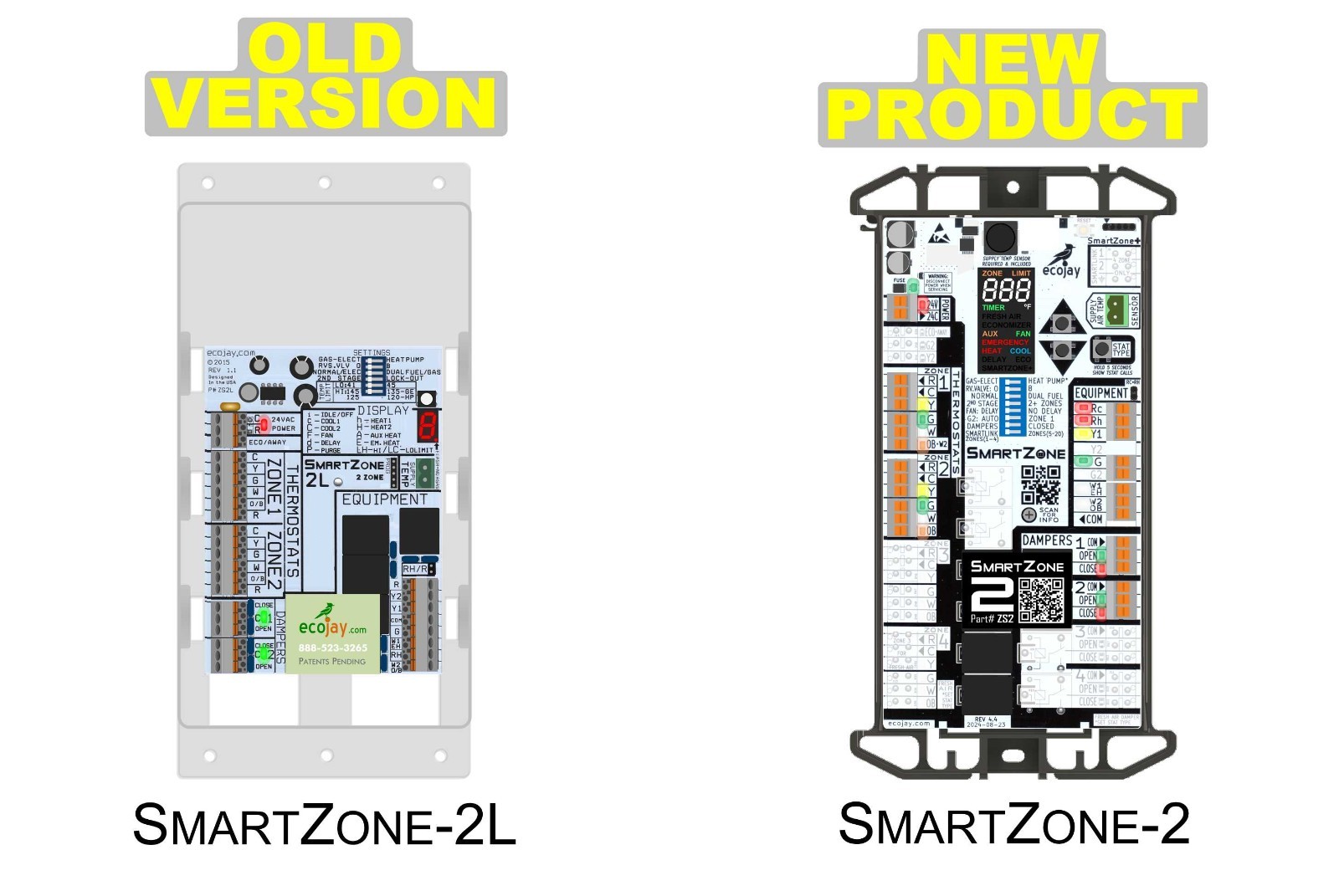 Universal 2 Zone Controler SmartZone-2L BEST Value HVAC Zoning Damper Control
