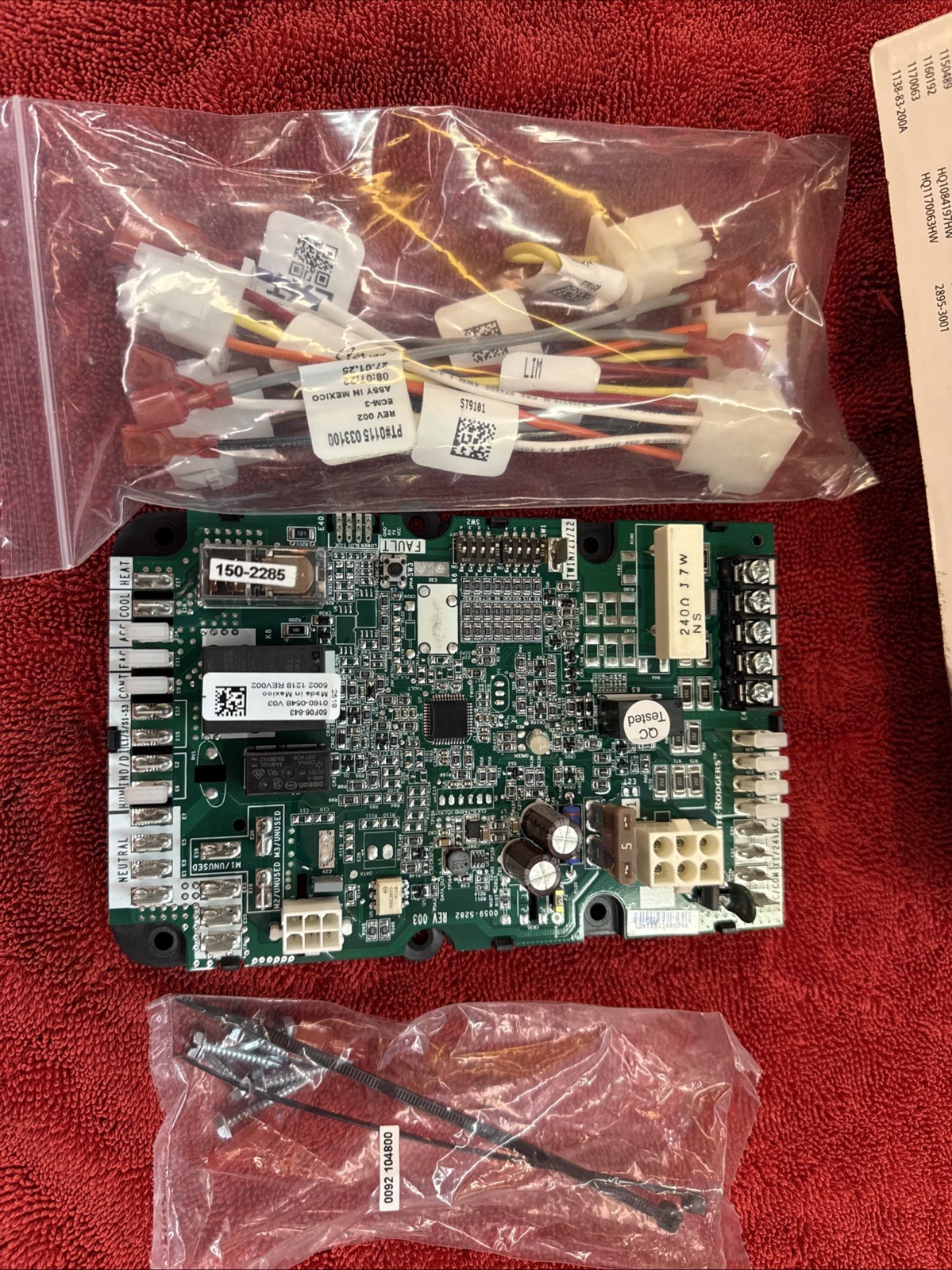 White-Rodgers 50F06-843 Furnace Board Fan Control for Honeywell ST9160B1076 +