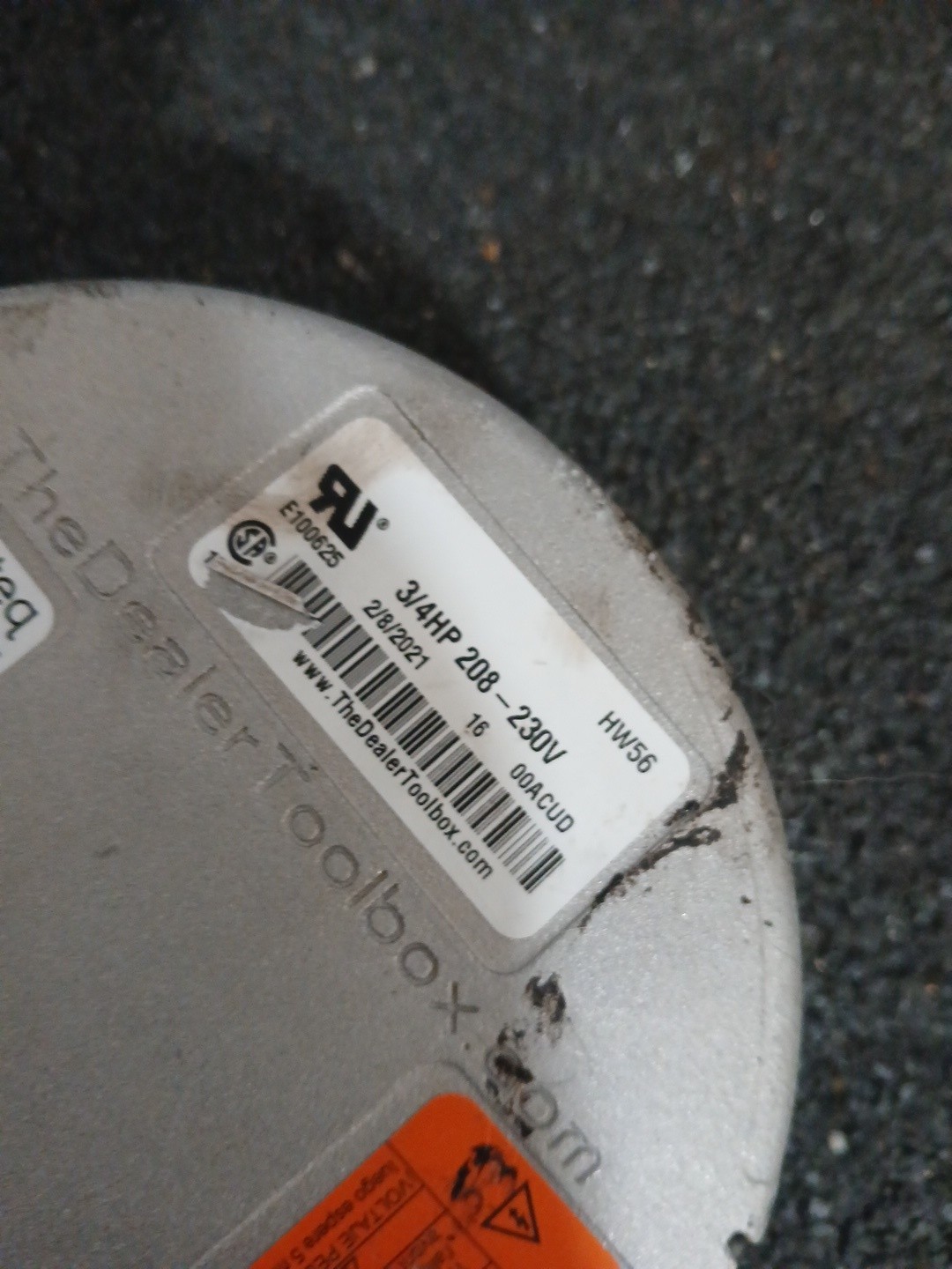 Genteq ECM Motors HW56 208-230V 3/4HP CCW Lead End used Tested B6