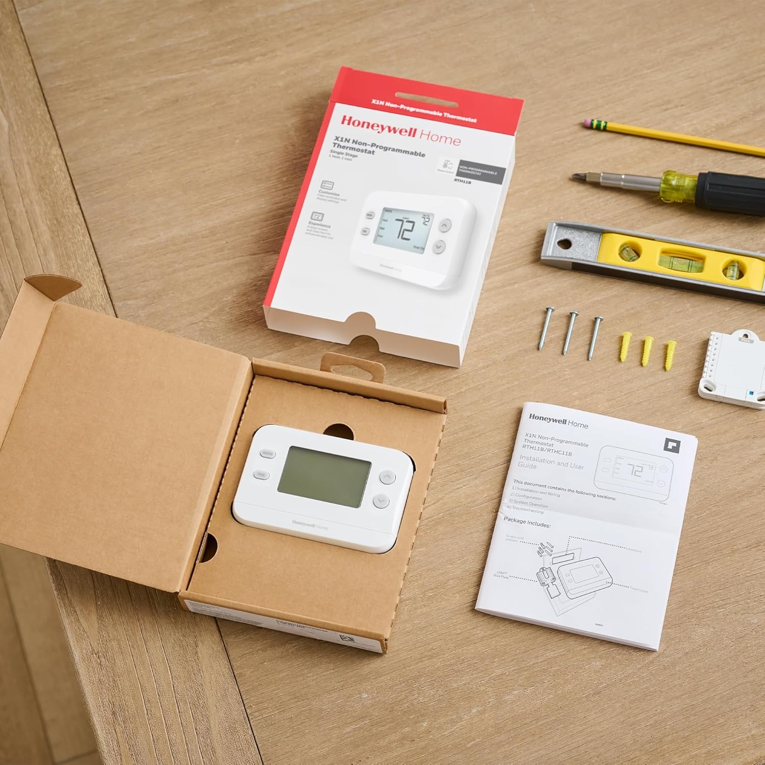 NEW! Non-Programmable Thermostat Single-Stage 1 Heat/1 Cool Compatibility