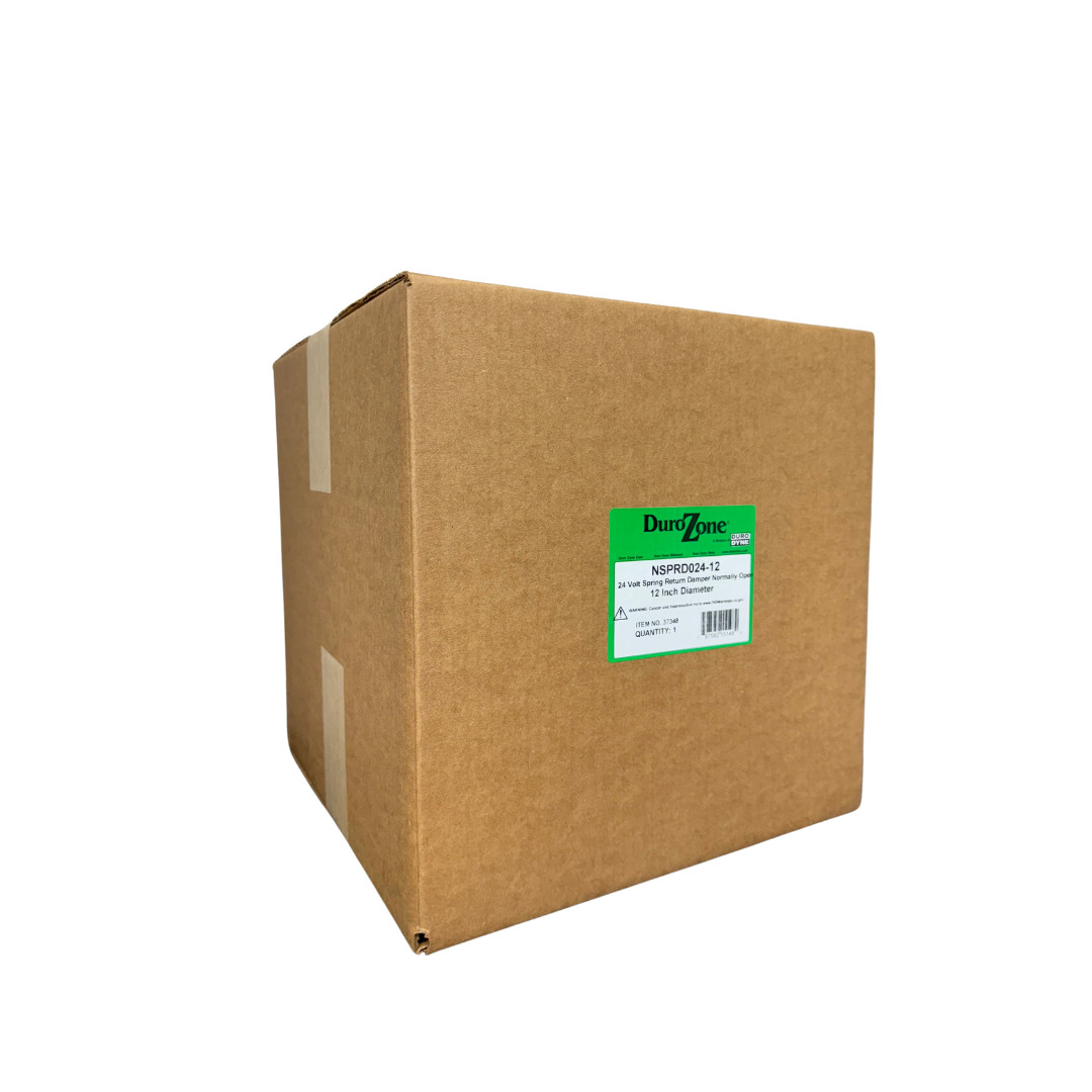 12″ DuroZone HVAC Motorized Electric Zone Control 24ac Power DamperDampner NSPRD