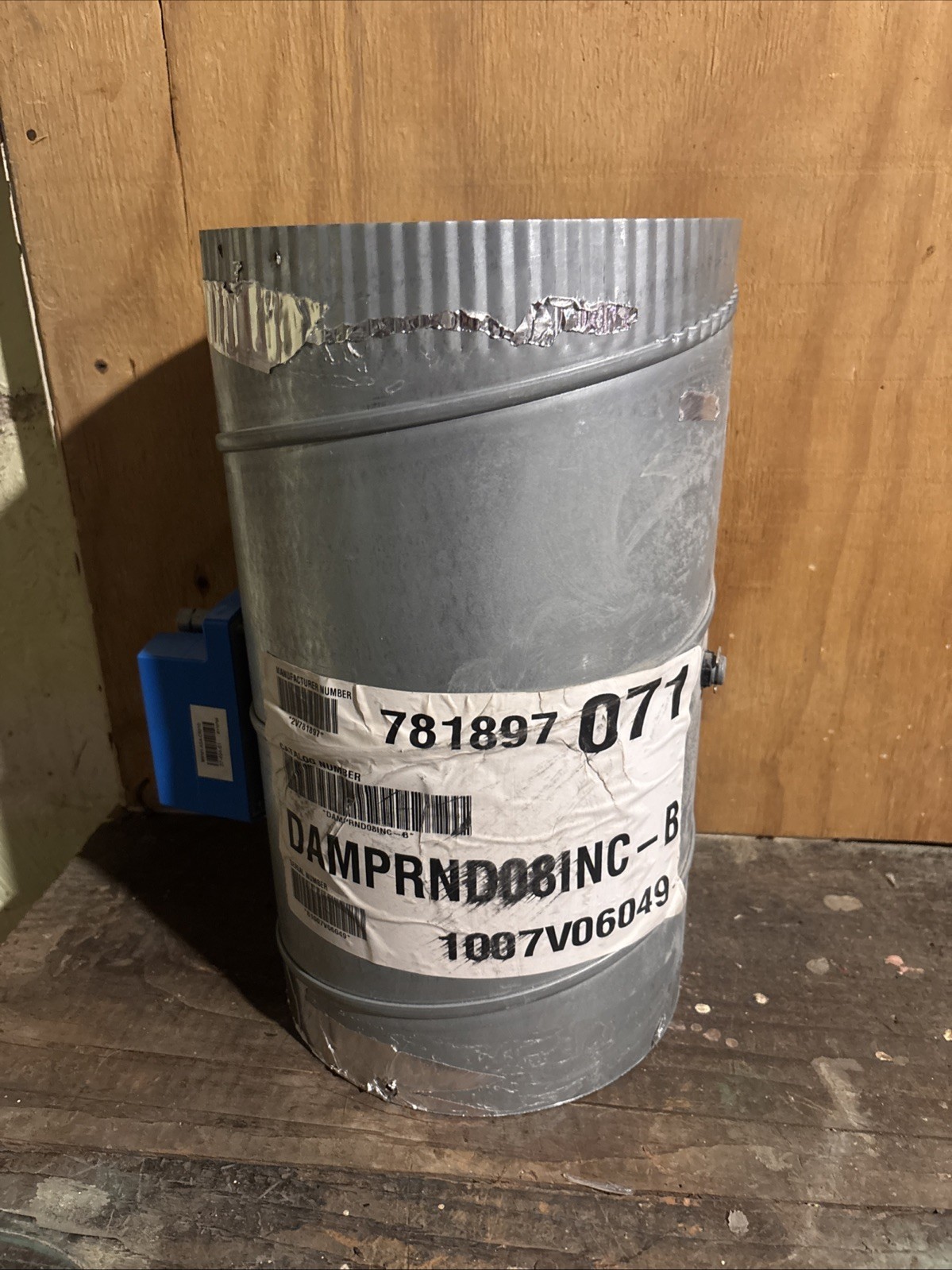 Bryant Carrier 8″ Round Zone Damper DAMPRND08NC-B 3-Wire