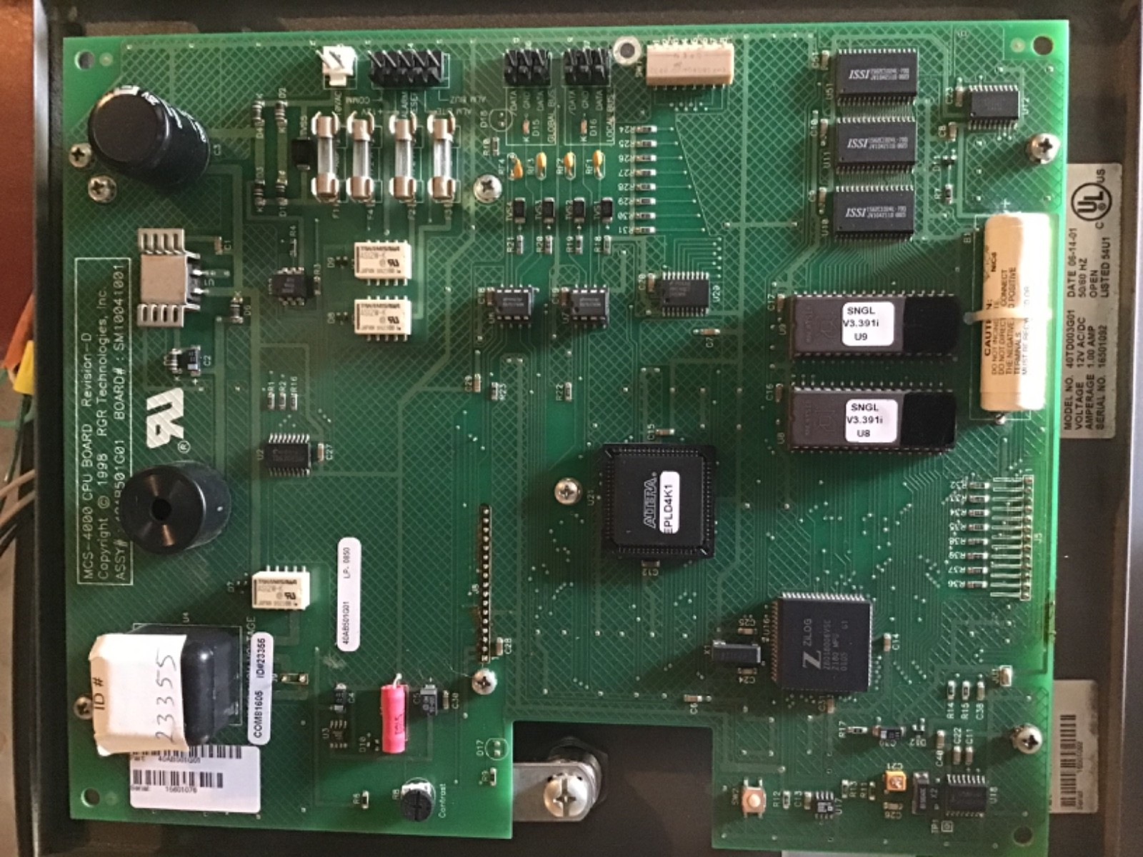 Comtrol Refrigeration Controller MCS4000 with clear screen and good battery