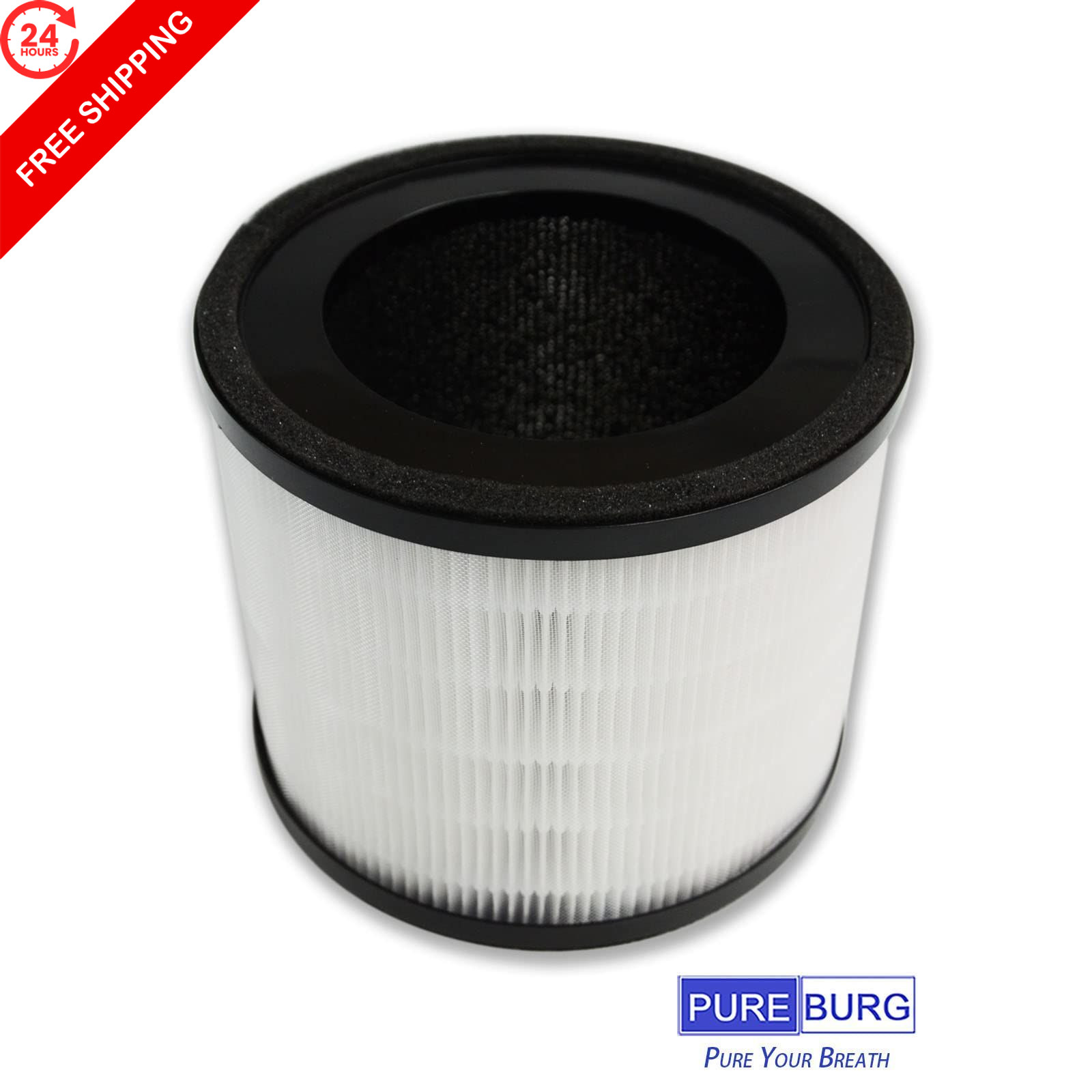 PUREBURG Replacement Filters Compatible with Crane 2 Count (Pack of 1)