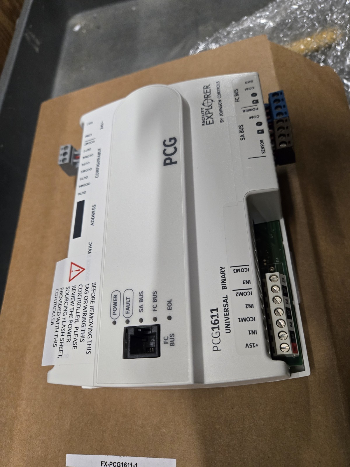 **New** Johnson Controls FX-PCG1611-1 General Purpose Programmable Controller