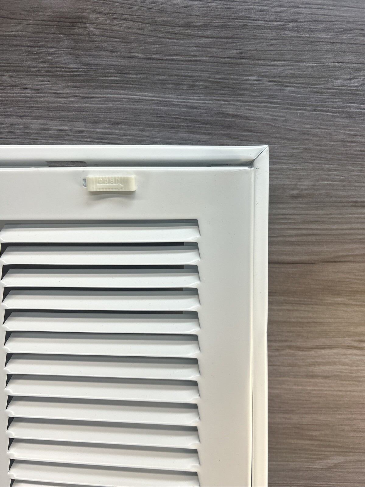 25 in. x 36 in. Hinged Steel Return Air Filter Grille in White ** Damaged