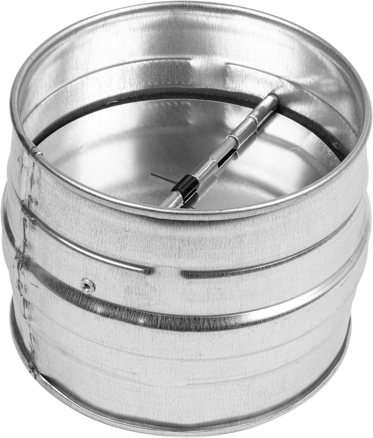 Durable 5 Inch Galvanized Steel Backdraft Damper for HVAC Ventilation Systems