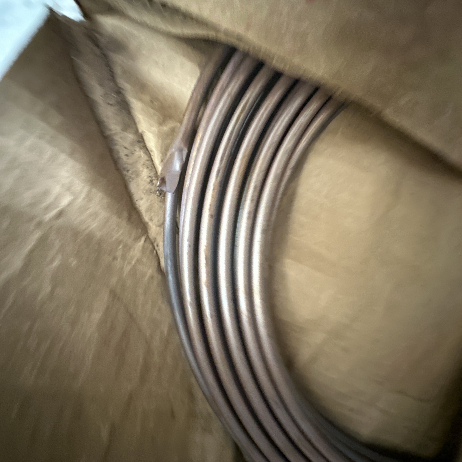 1/4” x 50 x .030 Soft Copper REFRIGERATION TUBING- HVAC 1/4-OD Unused