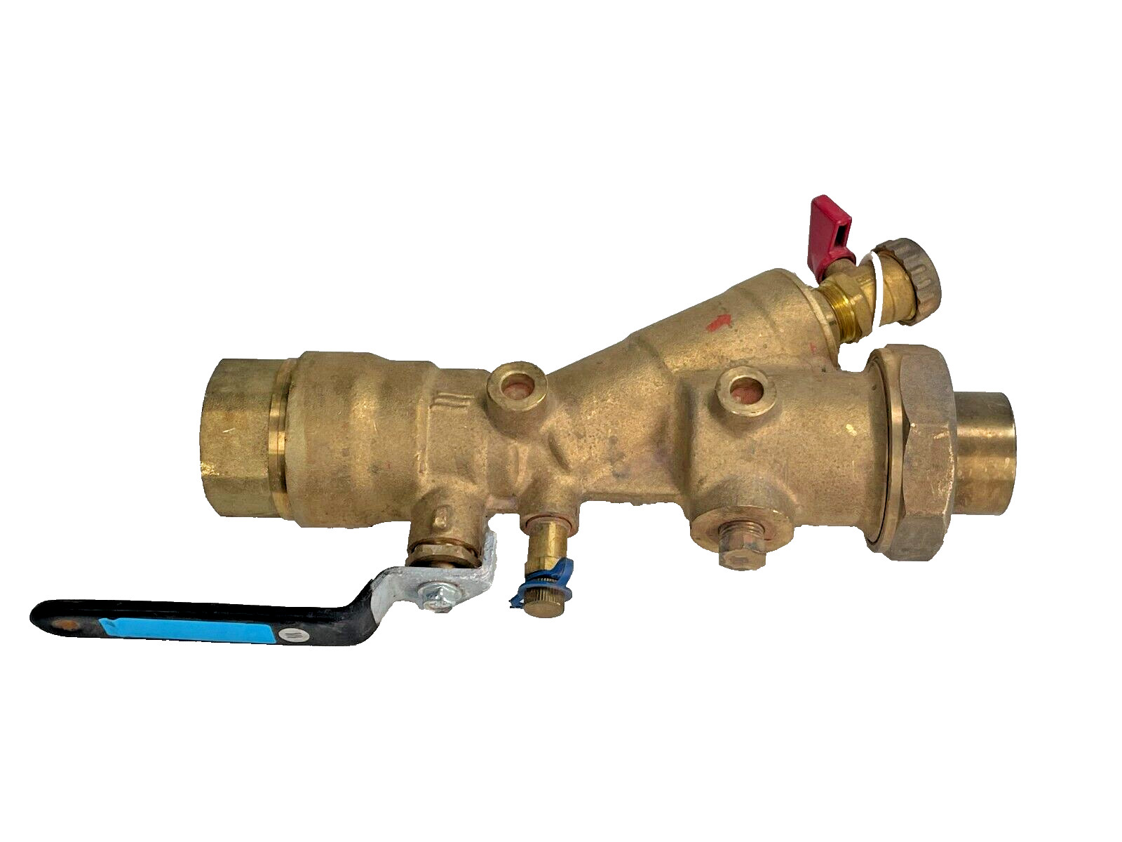 IMI FLOW YC-SBS Combination Ball Valve Y-Strainer, 1-1/4″ NPT x Union Sweat