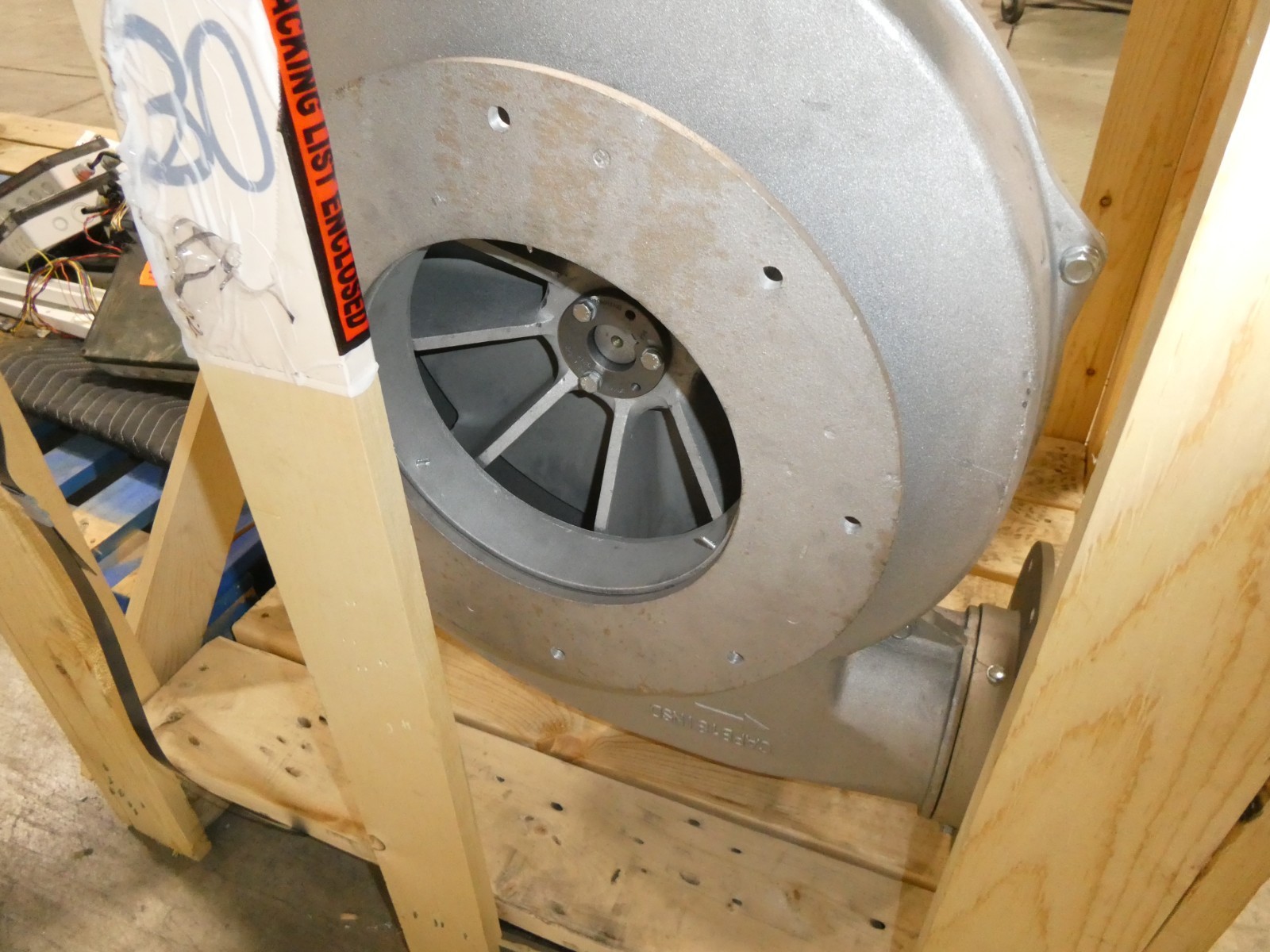 Twin City Fan TPD-SW Cast Aluminum Pressure Blower, Direct Drive 10hp 3ph
