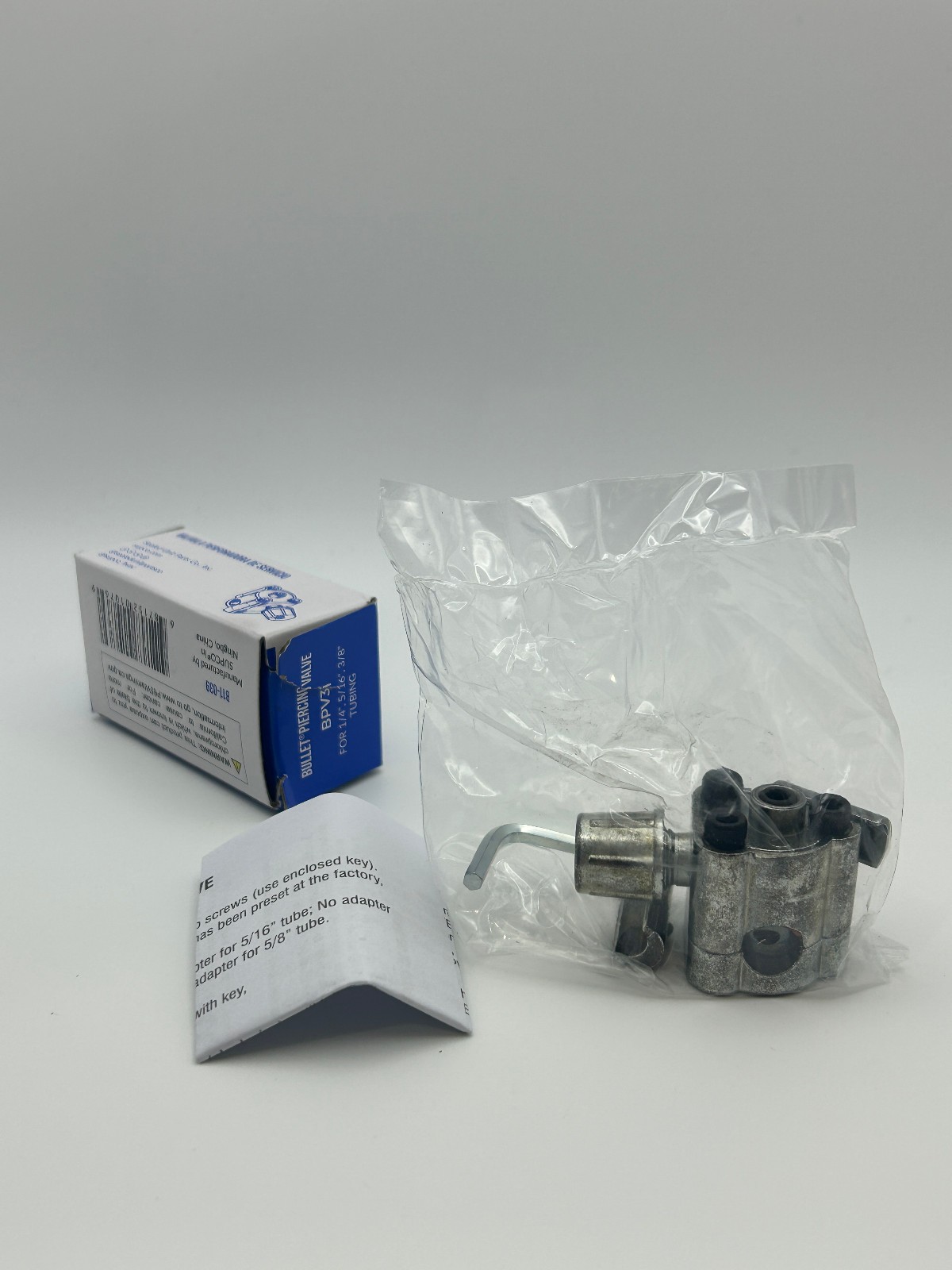 Supco Bullet Piercing Valve BPV31 for 1/4″, 5/16″ & 3/8″ Tubing Open Box