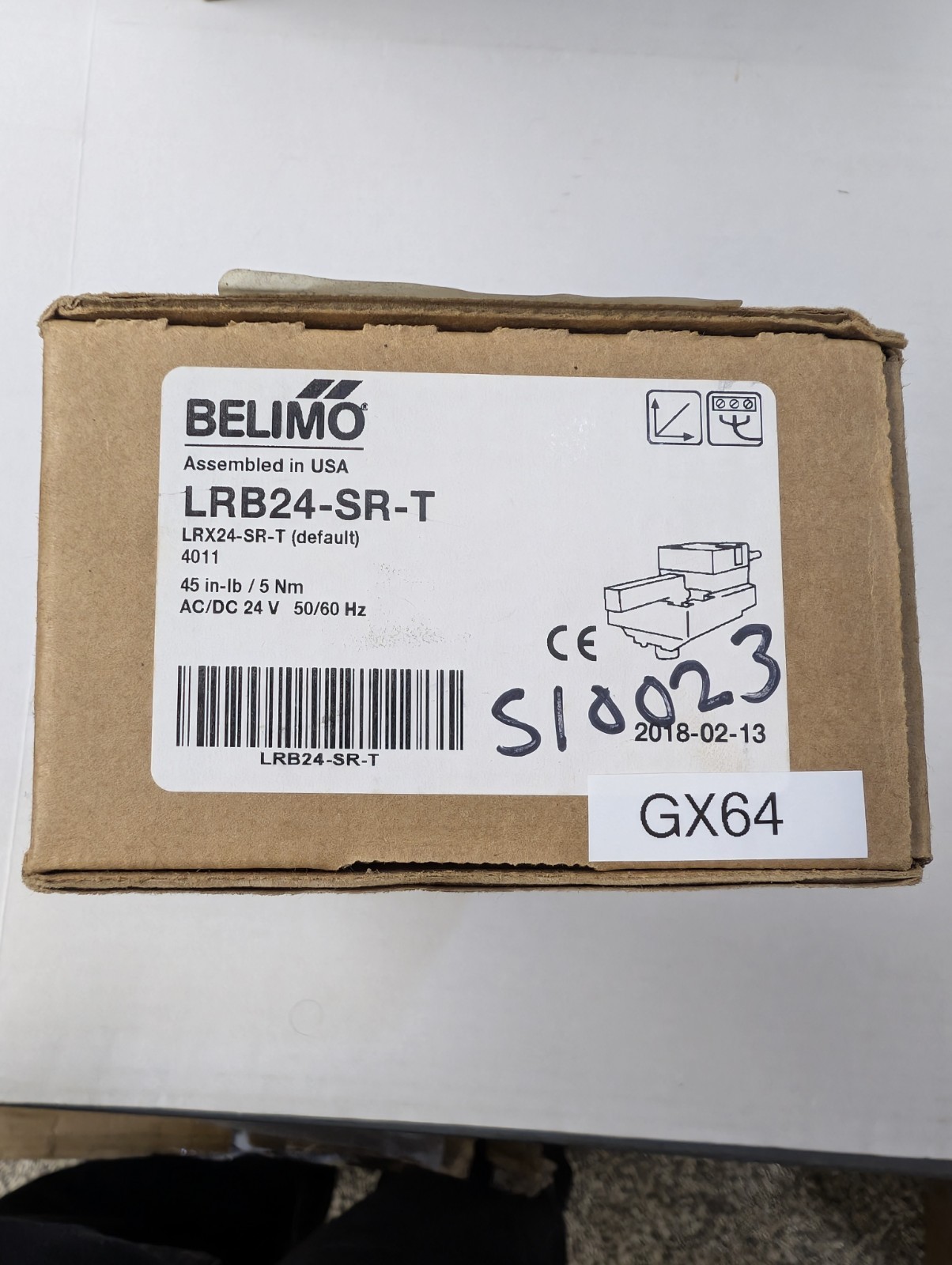 Belimo LMB24-SR-T Modulating Non-Spring Return Damper Actuator