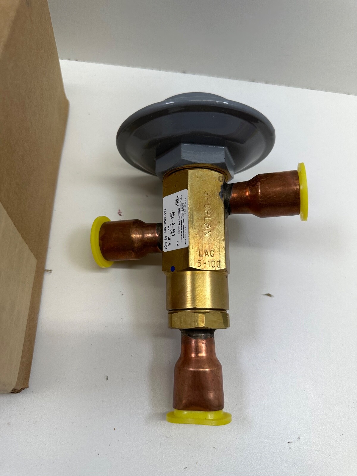 Sporlan LAC-5-100 Head Pressure Control Valve 7/8 x 7/8 ODF Solder New