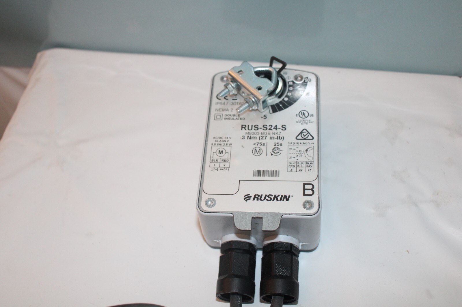 Ruskin RUS-S24-S Damper Acuator M9203-BGB-RK