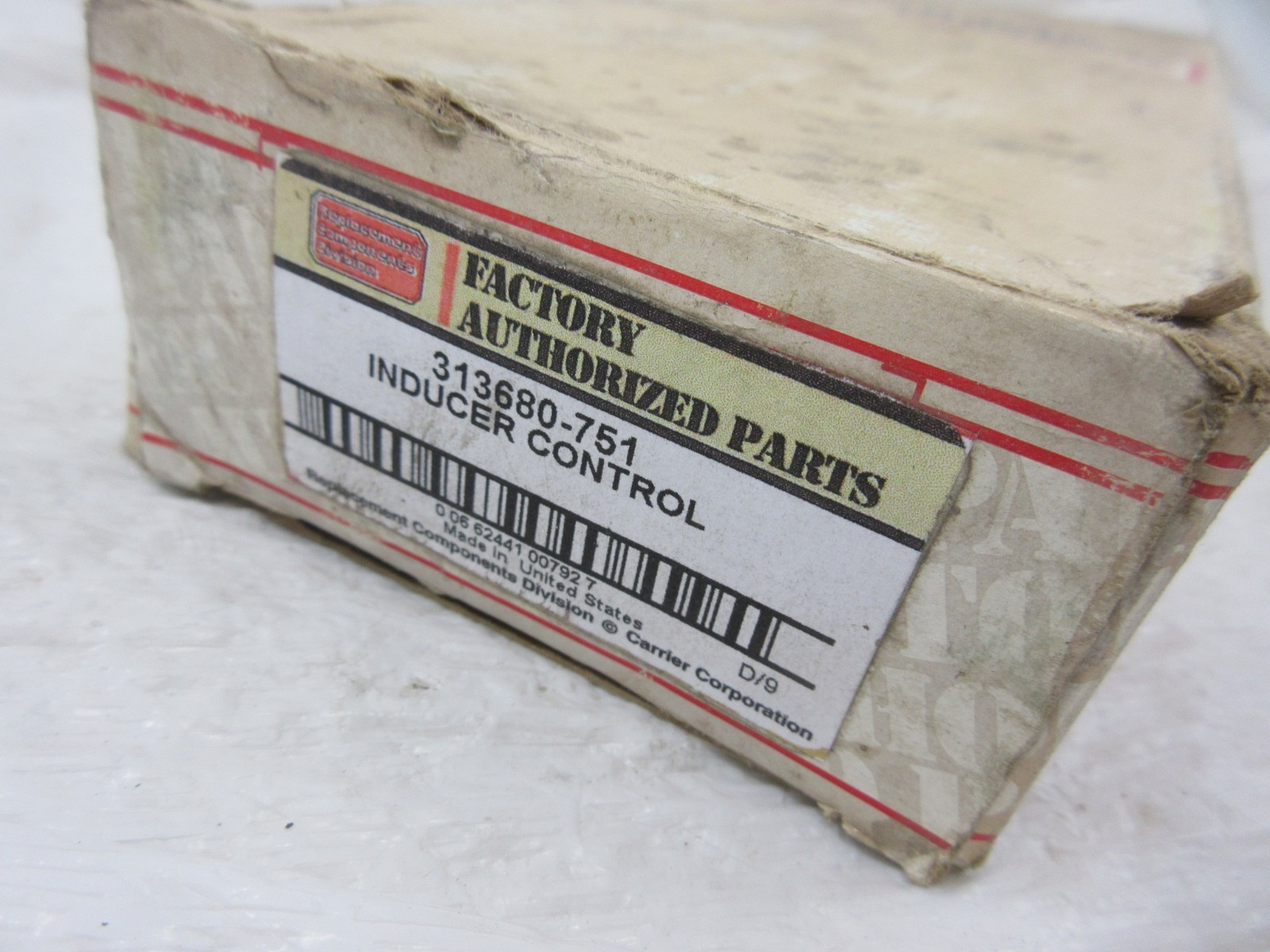 CARRIER BRYANT HH84AA019 HH84AA019A 313680-751 INDUCER CONTROL BOARD