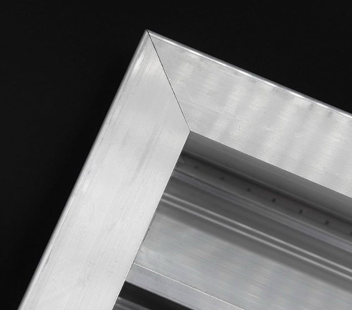 (2 Pack) HVAC Premium 16″W x 8″H Aluminum Exterior Gable Louver Vent for Walls