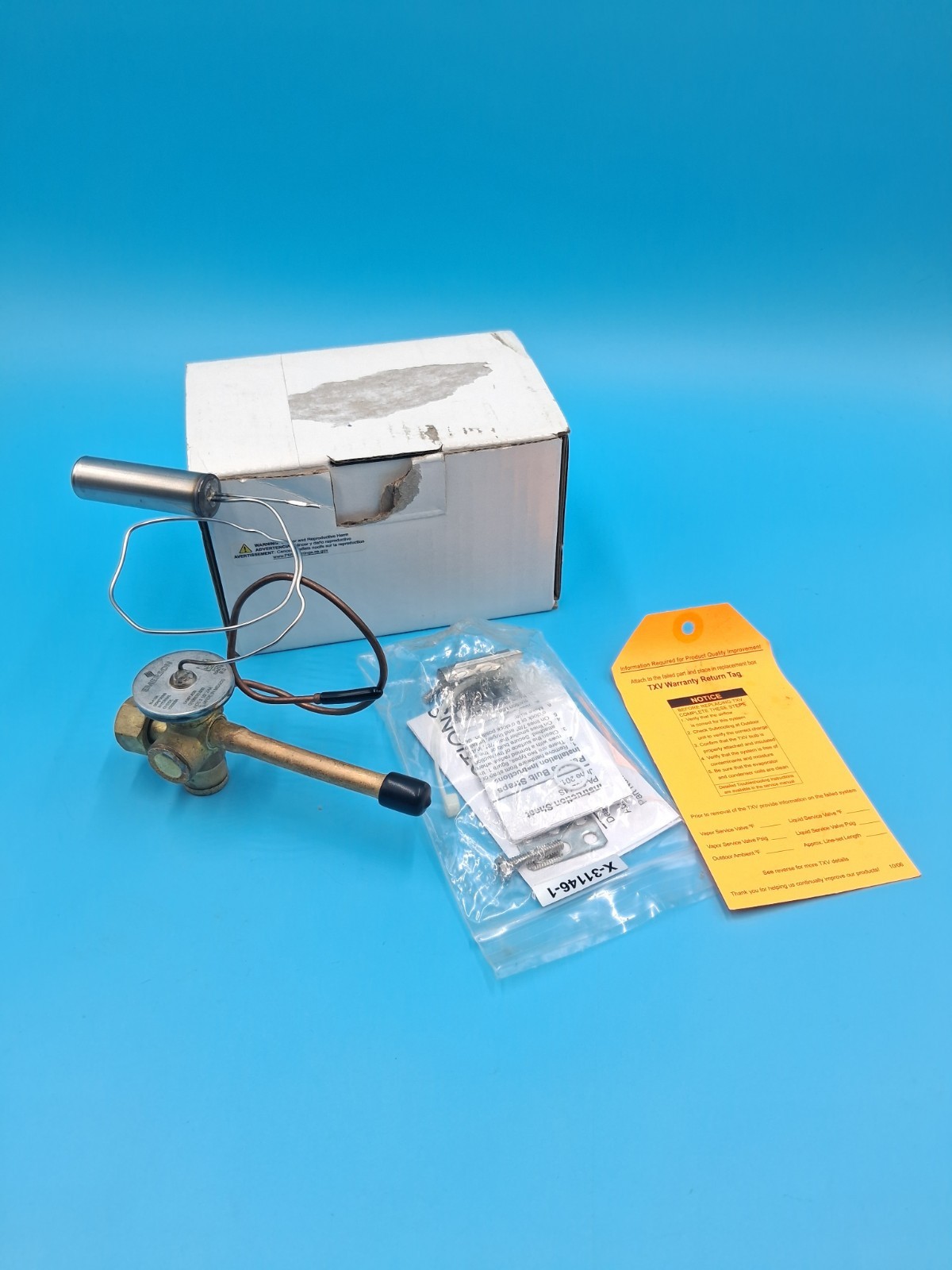 Emerson 1190871 Thermal Expansion Valve, 2 1/2 Ton, R410A Valve Kit TXV